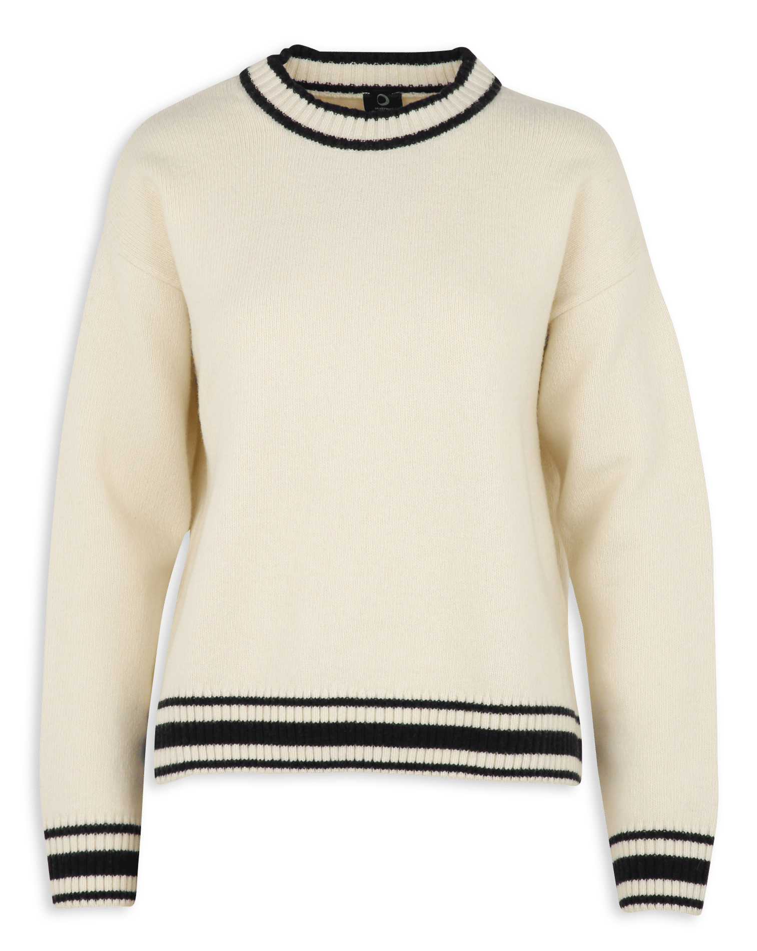 Pull oversize col rond en laine mélangée deauville ARMOR-LUX Beige
