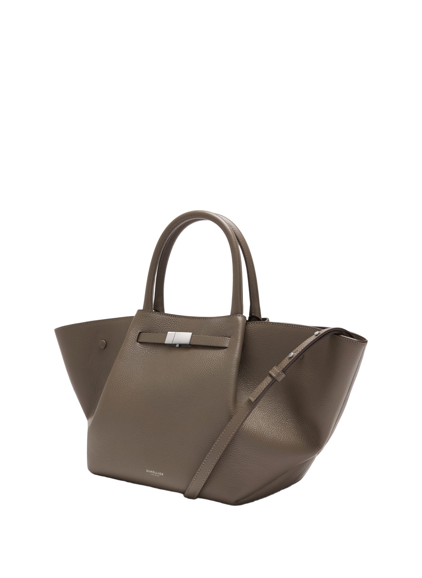 Sac à main Midi New York en cuir DEMELLIER LONDON Marron