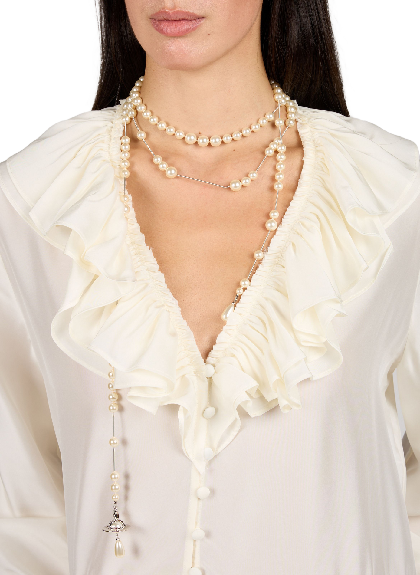Necklace Broken pearl VIVIENNE WESTWOOD Multicolour