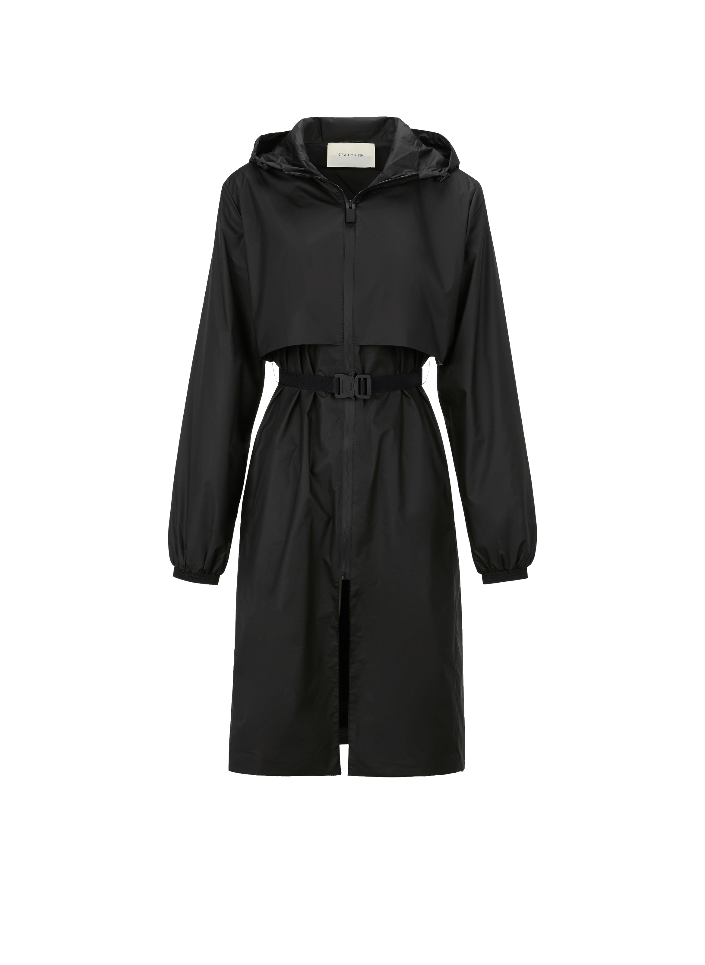 Trench à capuche en nylon