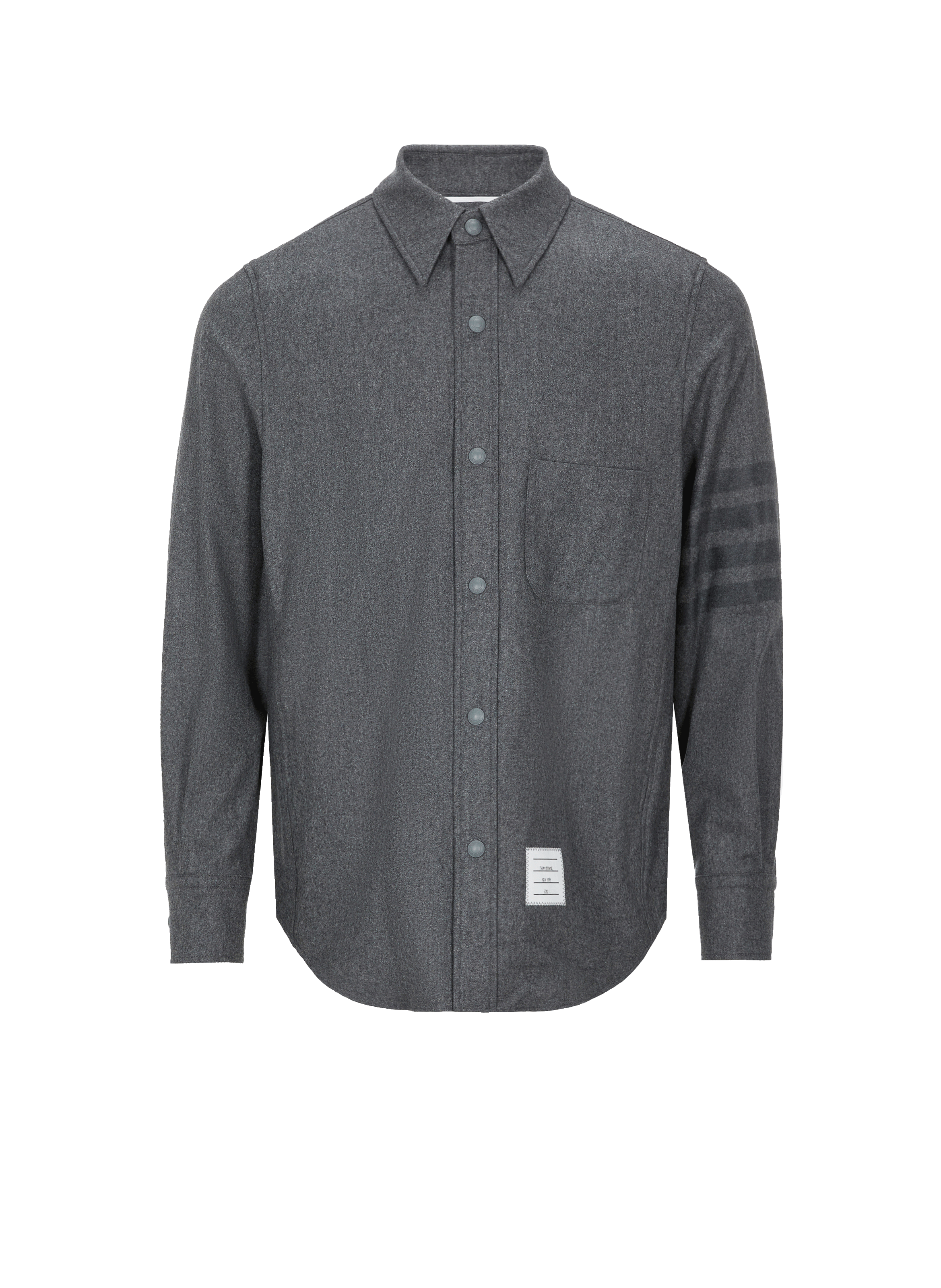 Surchemise en laine et cachemire mélangés