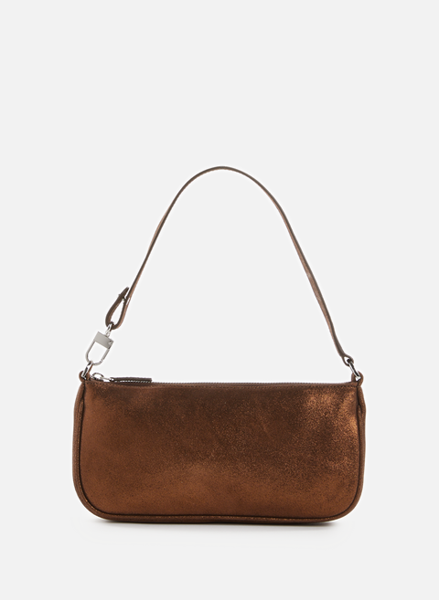 Rachel bear leather handbag BrownBY FAR 