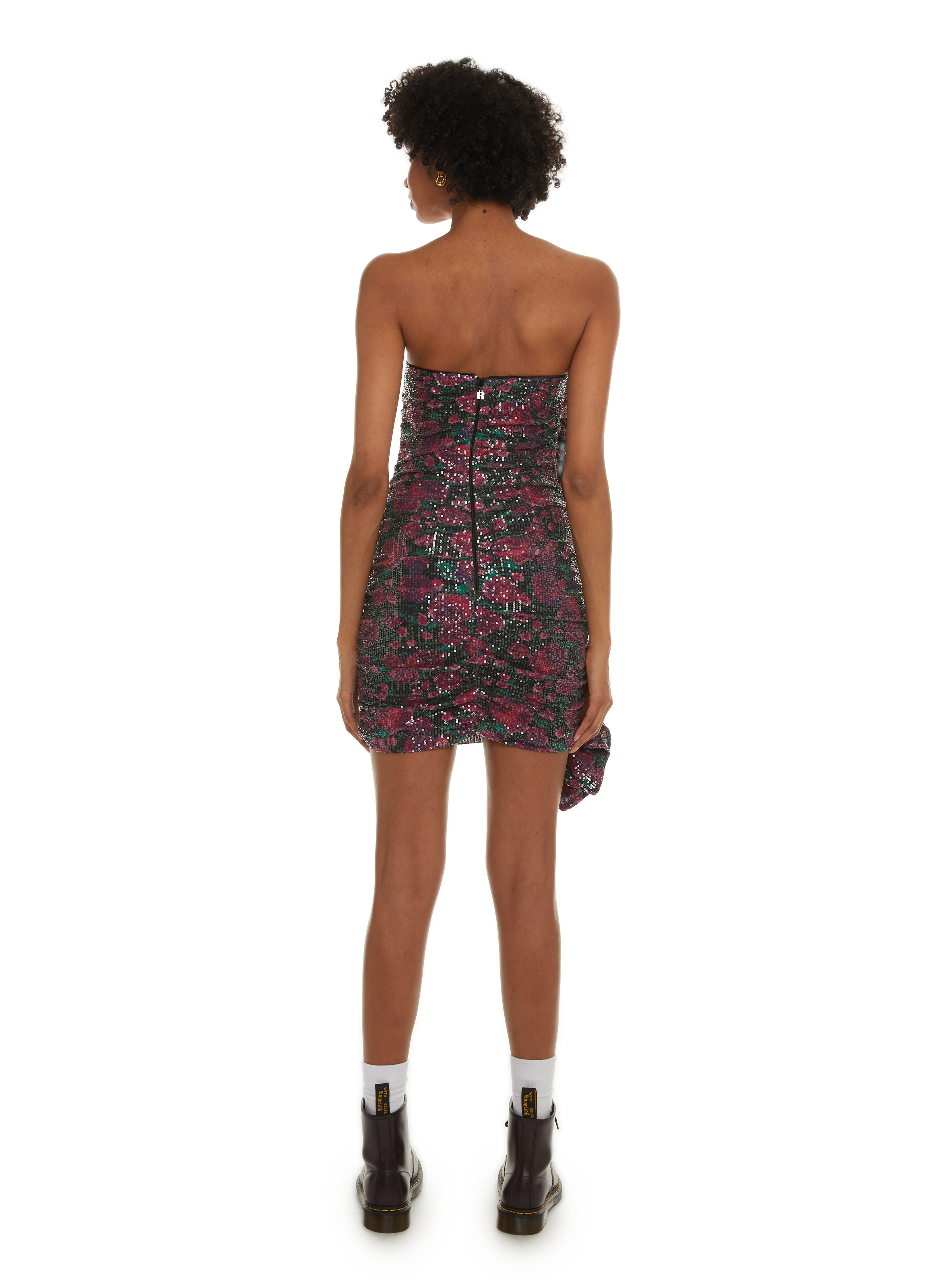 Robe courte à sequins  ROTATE Violet