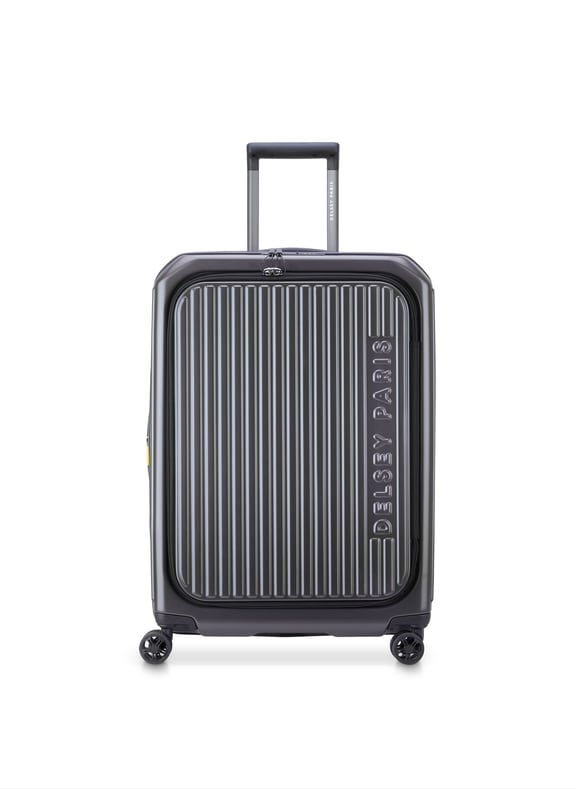 Valise soute rigide taille l - securitime zip Gris by DELSEY PARIS DELSEY PARIS Valise soute rigide taille l - securitime zip Gris
