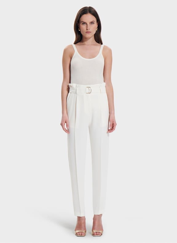 Pantalon ecru droit - patricia Blanc by ZAPA ZAPA Pantalon ecru droit - patricia Blanc