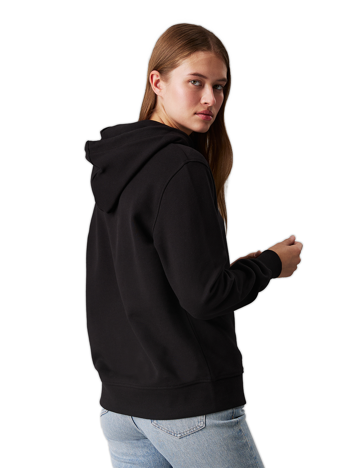 Hoodie en coton Noir
