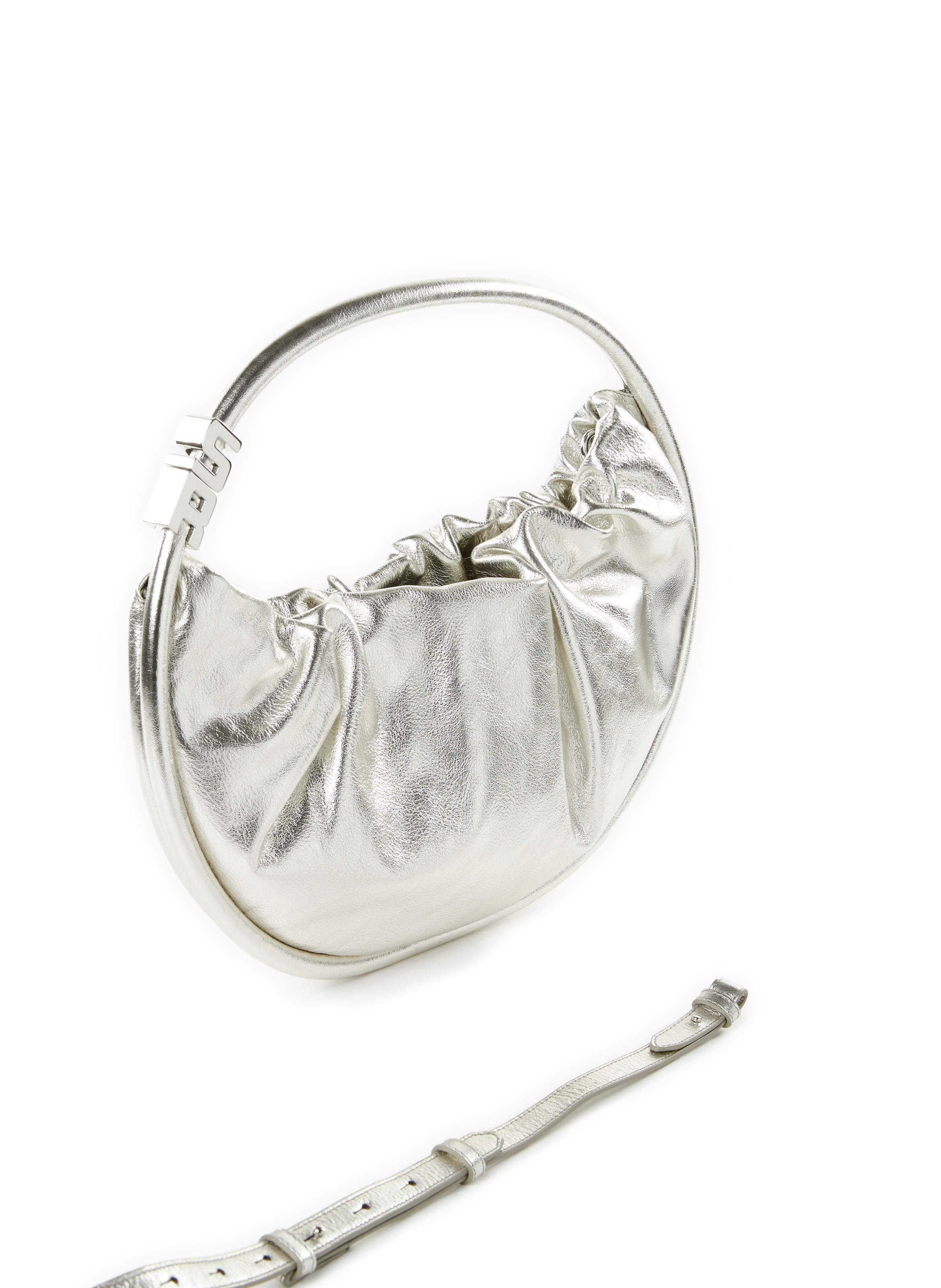 Domino handbag SONIA RYKIEL Silver