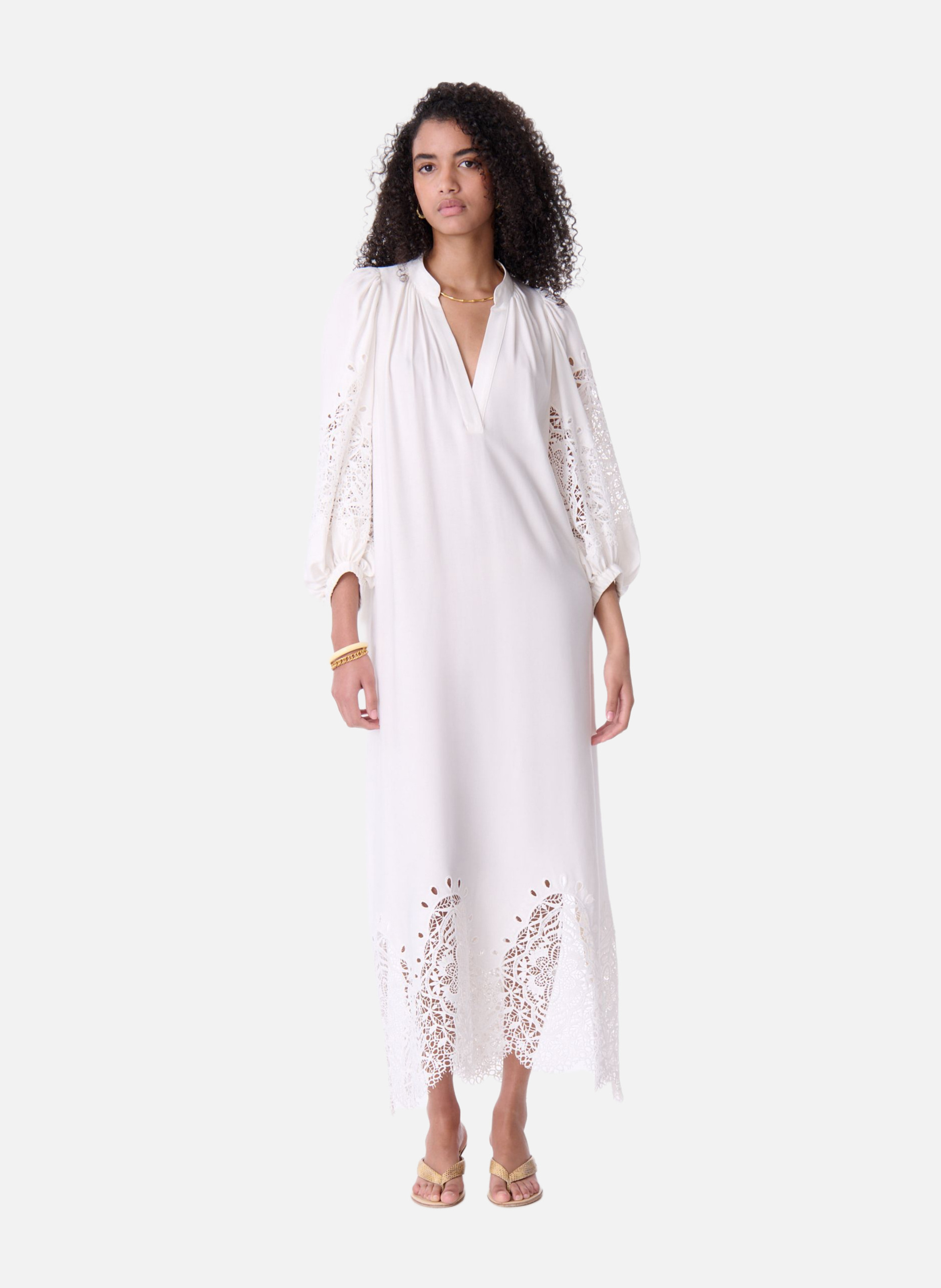 Robe Longue Canessa VANESSA BRUNO Blanc