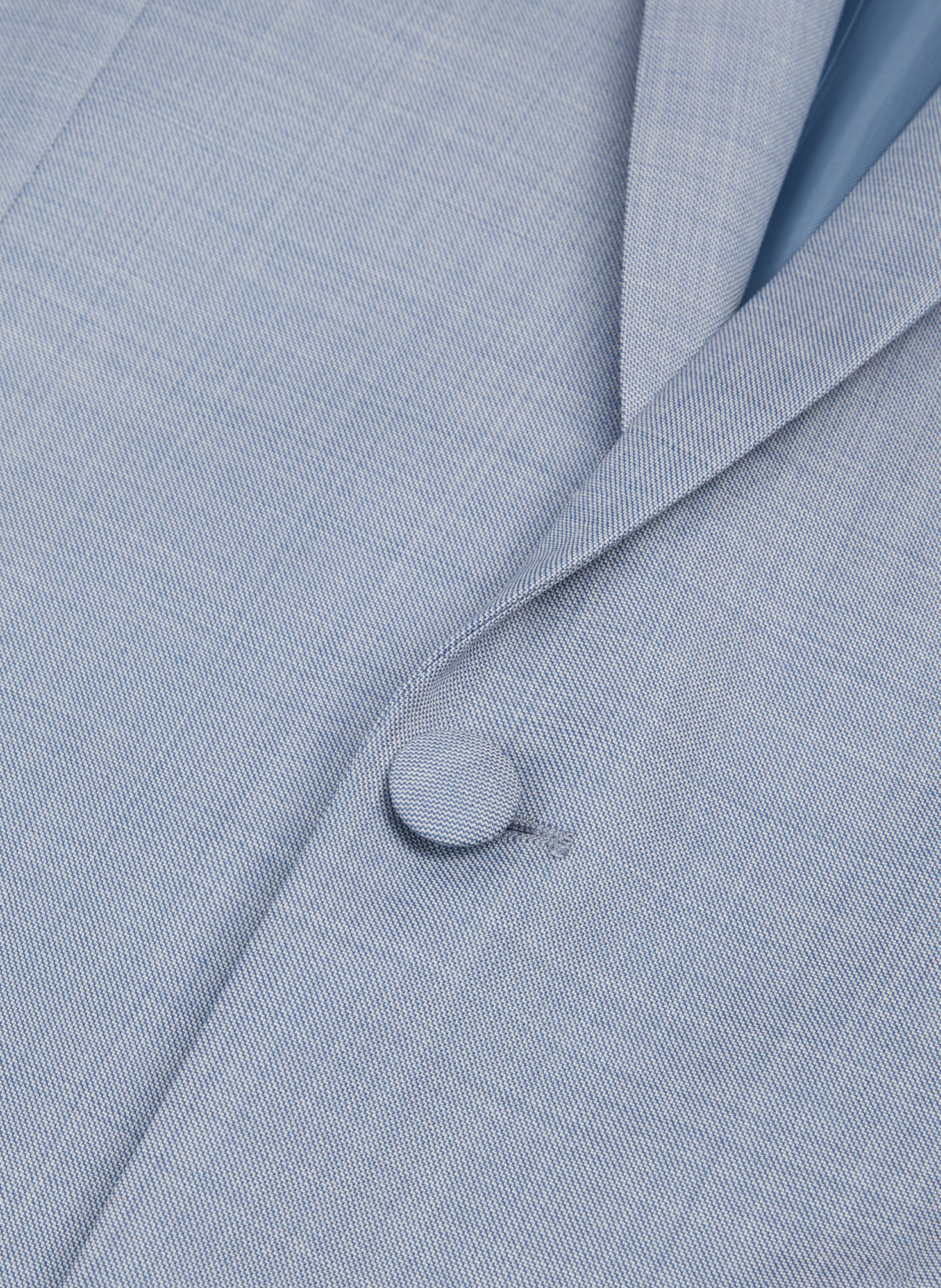 Veste de costume en laine avec chaîne en métal coupe ajustée THE KOOPLES Bleu