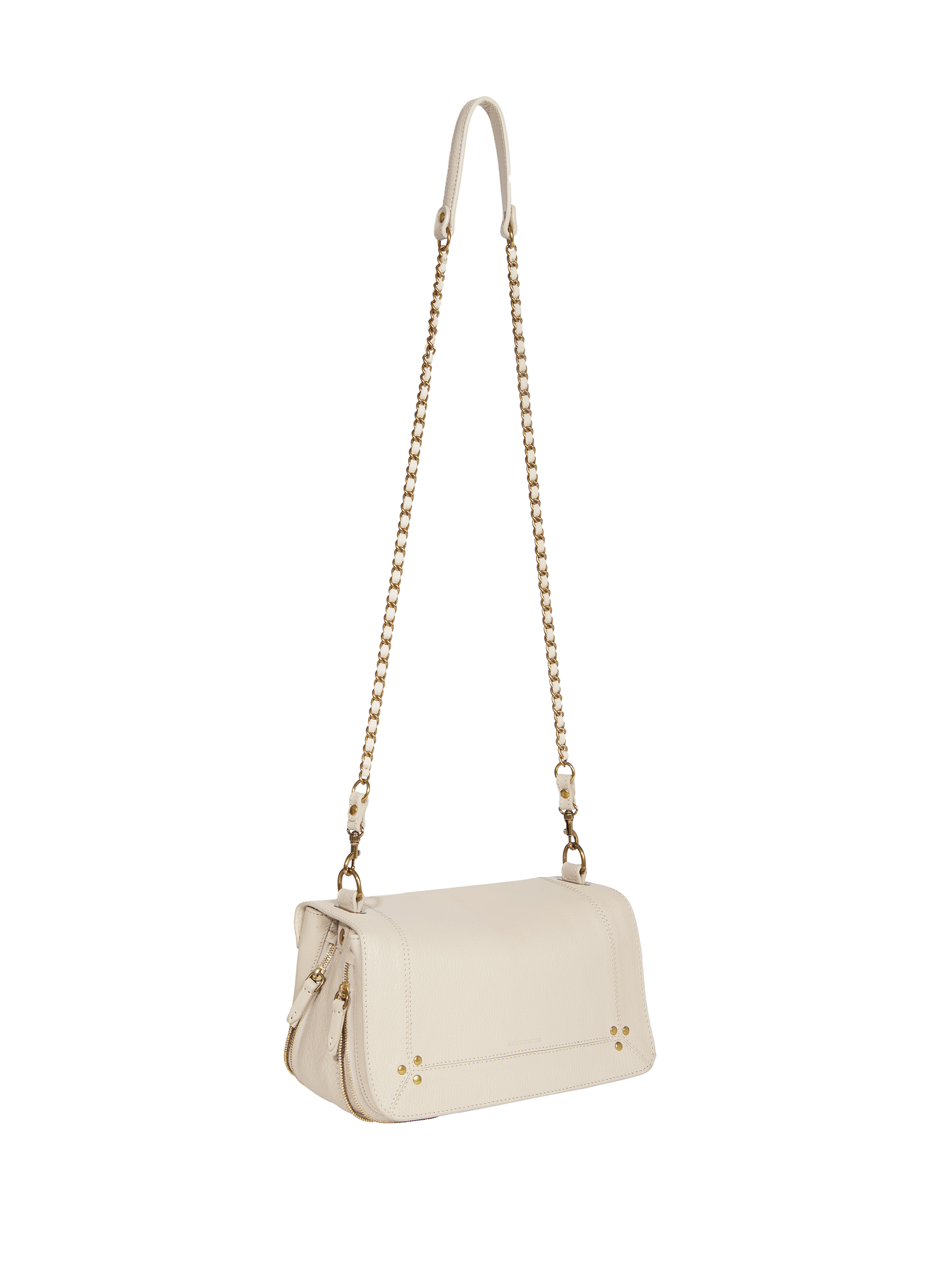 Sac à bandoulière Bobi en cuir de chèvre JÉRÔME DREYFUSS Beige