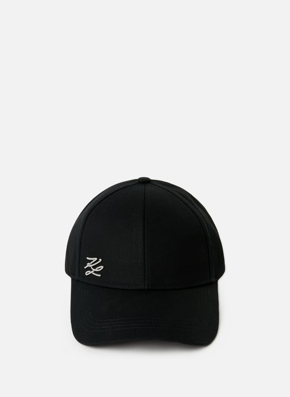 Casquette à logo Noir by KARL LAGERFELD KARL LAGERFELD Casquette à logo Noir
