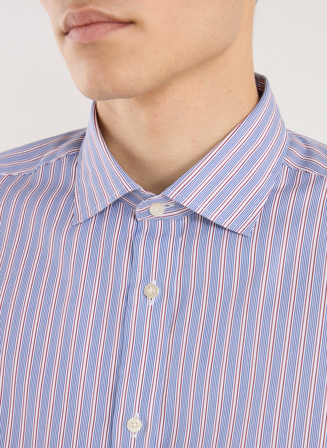 Linen shirt FACONNABLE Red