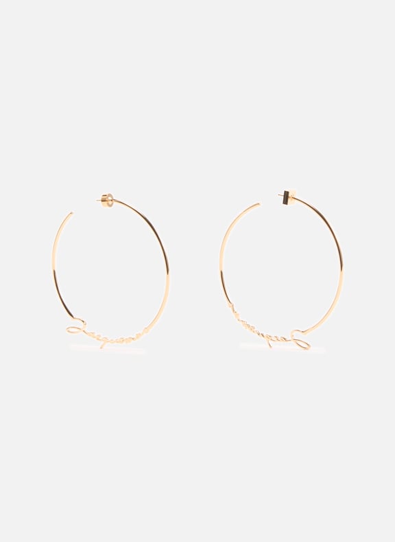 Les créoles Jacquemus Doré by JACQUEMUS JACQUEMUS Les créoles Jacquemus Doré