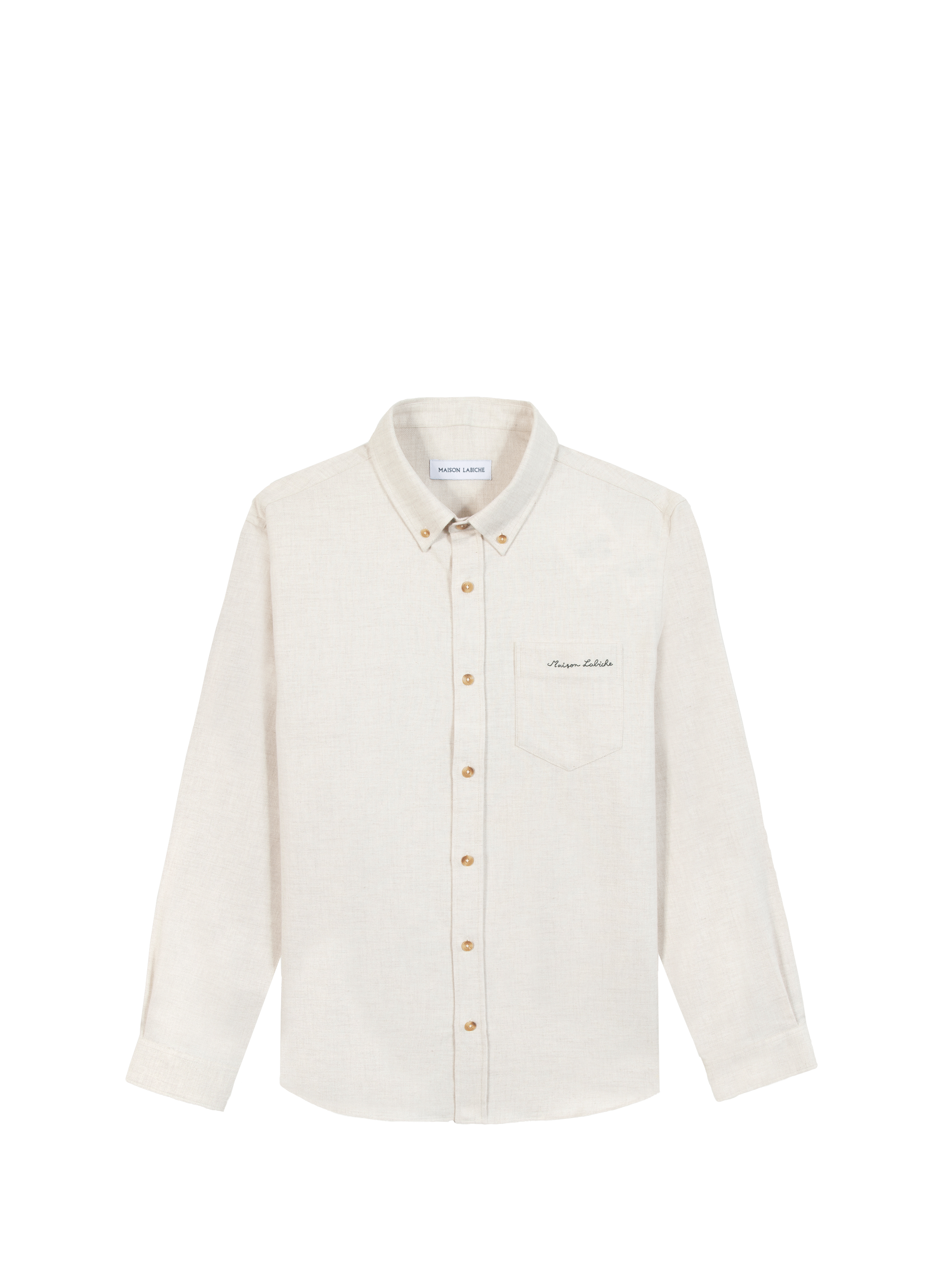 MAISON LABICHE Good Seed Cotton Shirt Beige