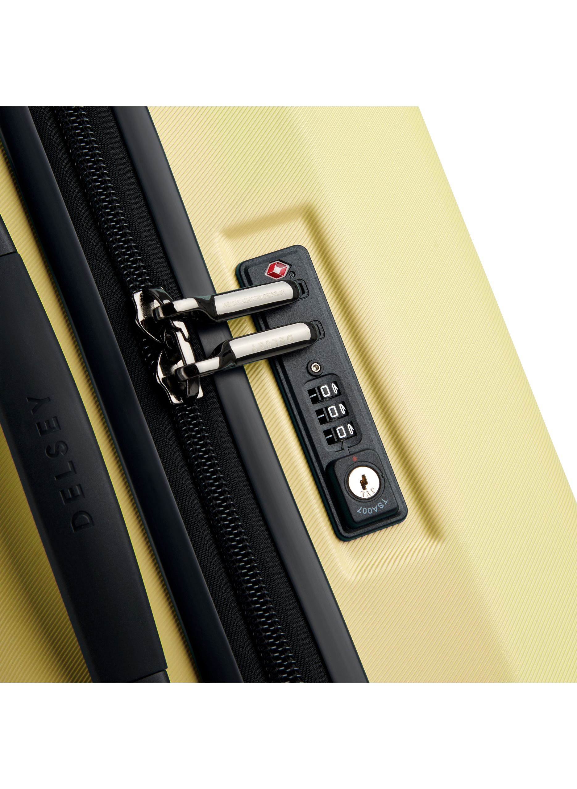 Valise soute rigide taille l - karat 2.0 DELSEY PARIS Jaune