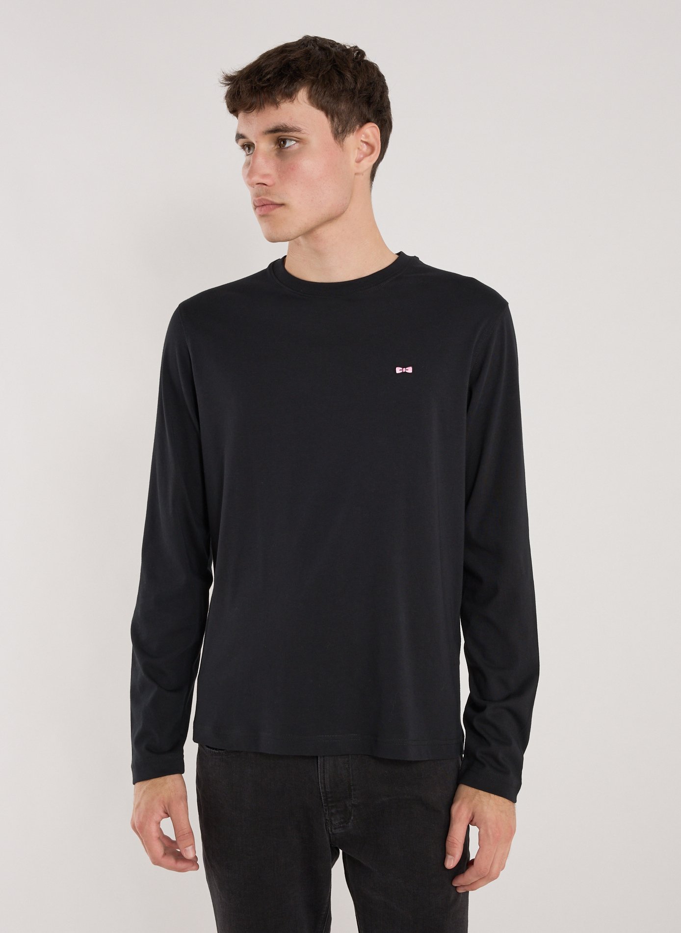 EDEN PARK T-shirt manches longues en coton Noir
