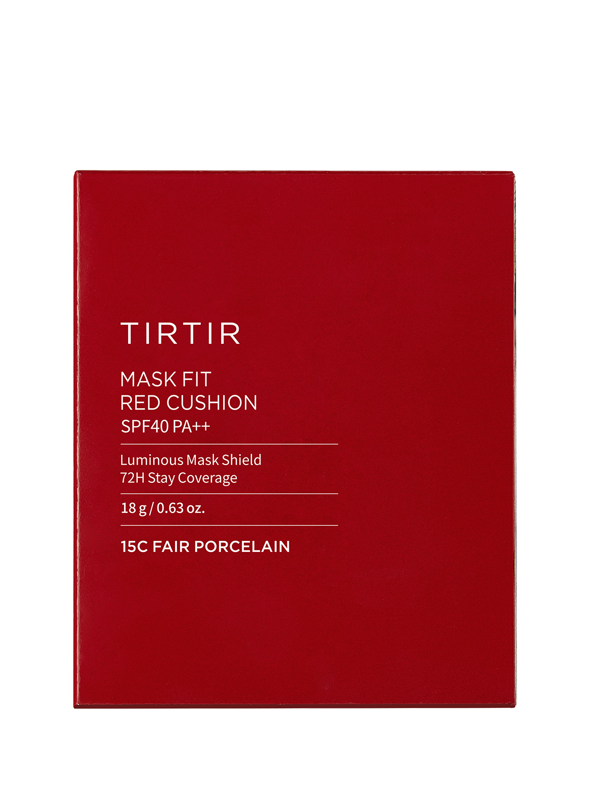 Red Cushion Face Mask Fair porcelain