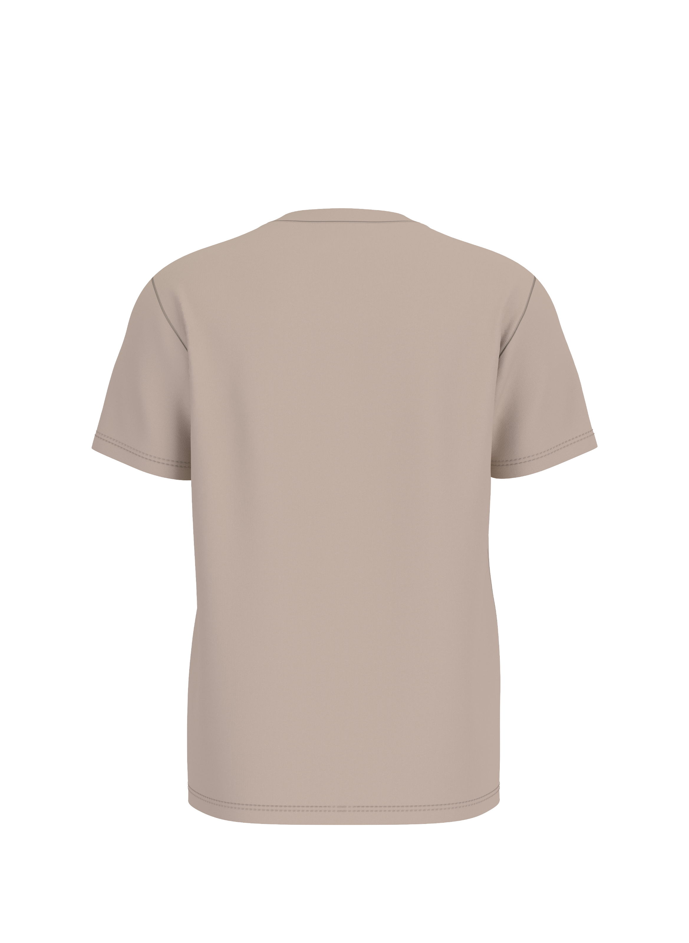 Cotton Logo T-shirt GUESS Brown