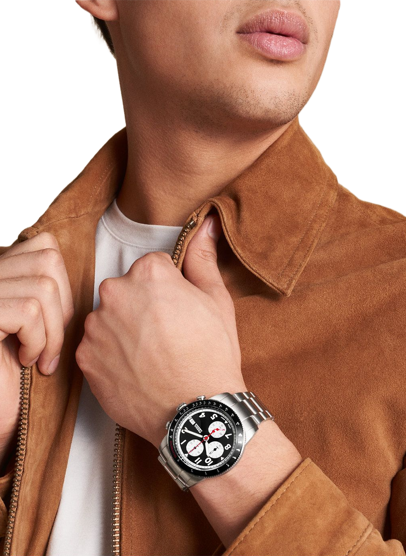 Quartz steel watch FOSSIL Black