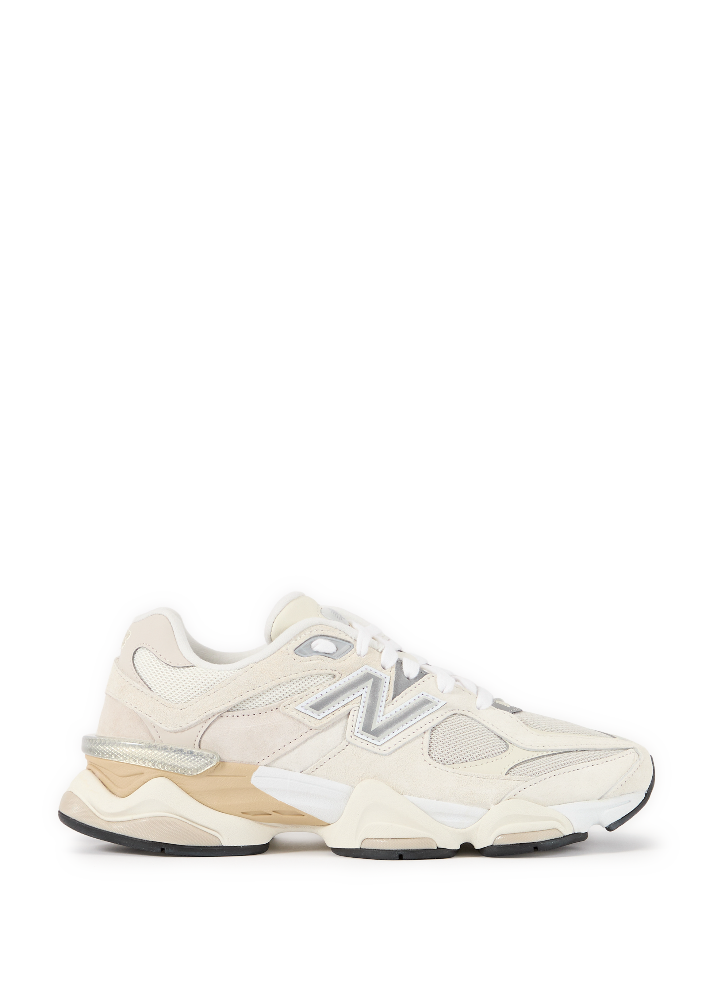 Wedge and serrated sole leather blend sneakers NEW BALANCE Multicolour