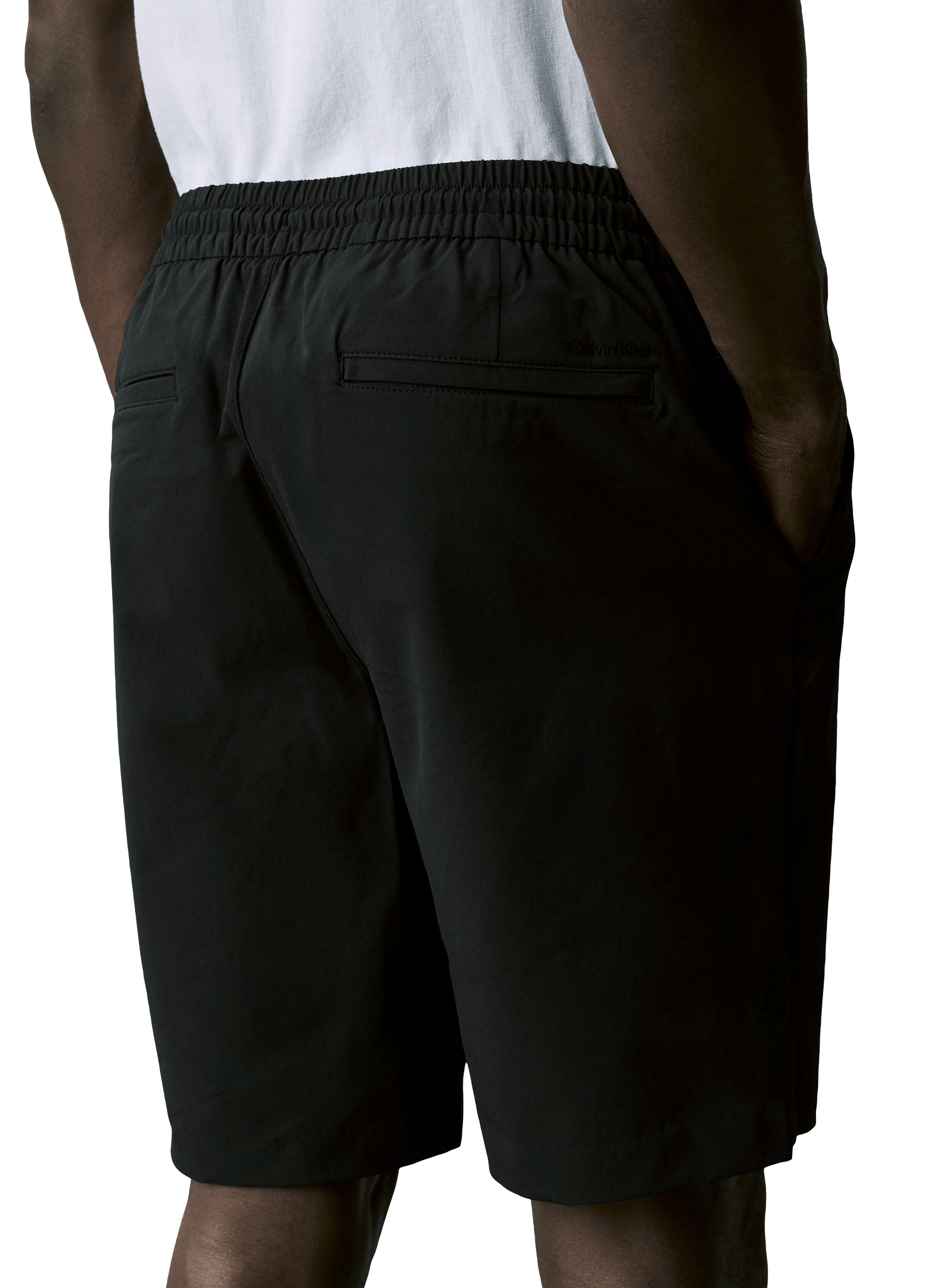 Short droit uni CALVIN KLEIN Noir