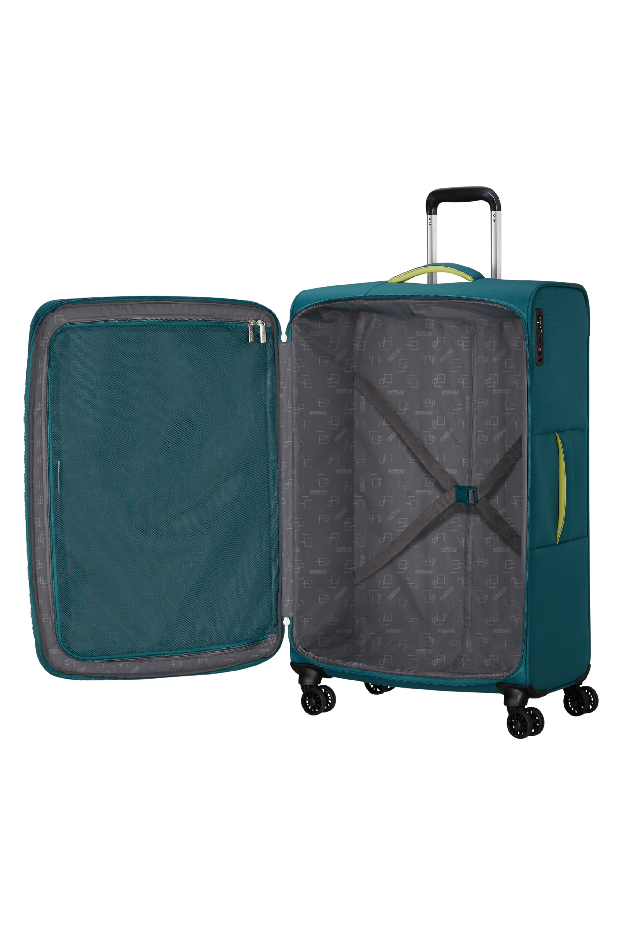 Cloudrider valise 4 roues taille l AMERICAN TOURISTER Vert