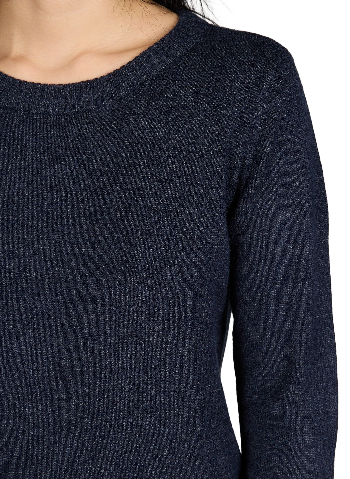 Round neck Viril sweater VILA Blue