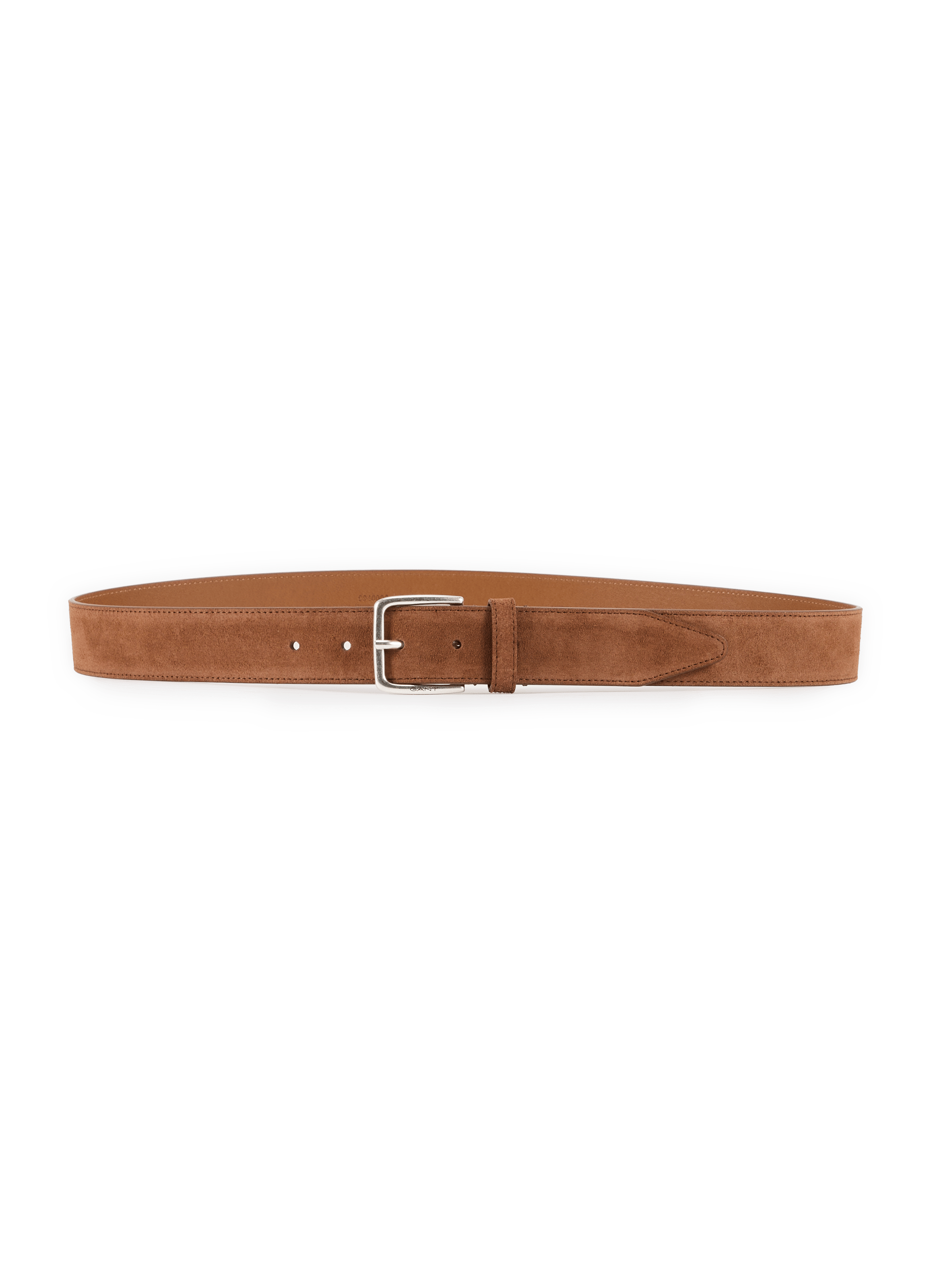 Ceinture en cuir de vachette suédé GANT Marron