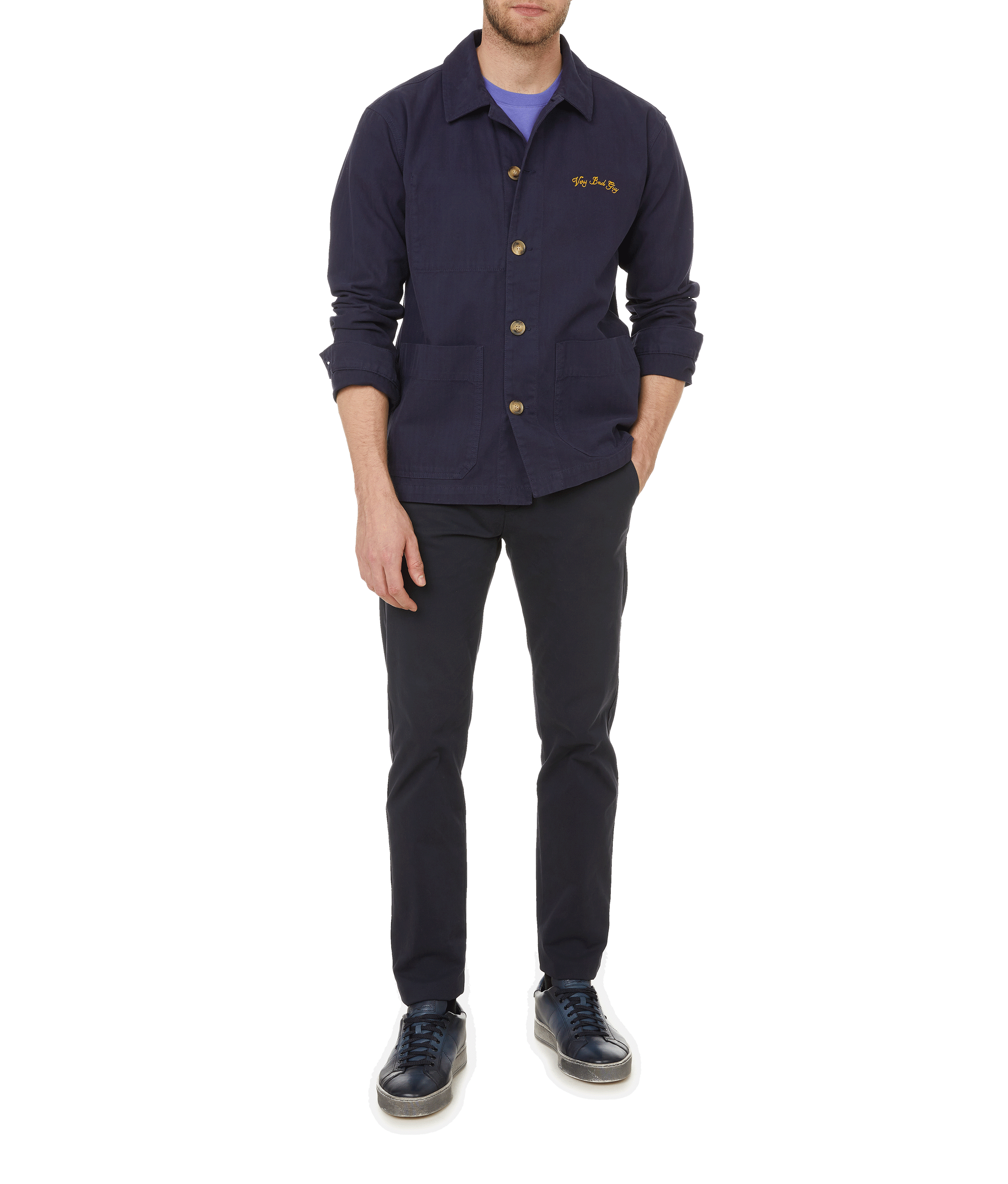 Pantalon chino uni DOCKERS Bleu