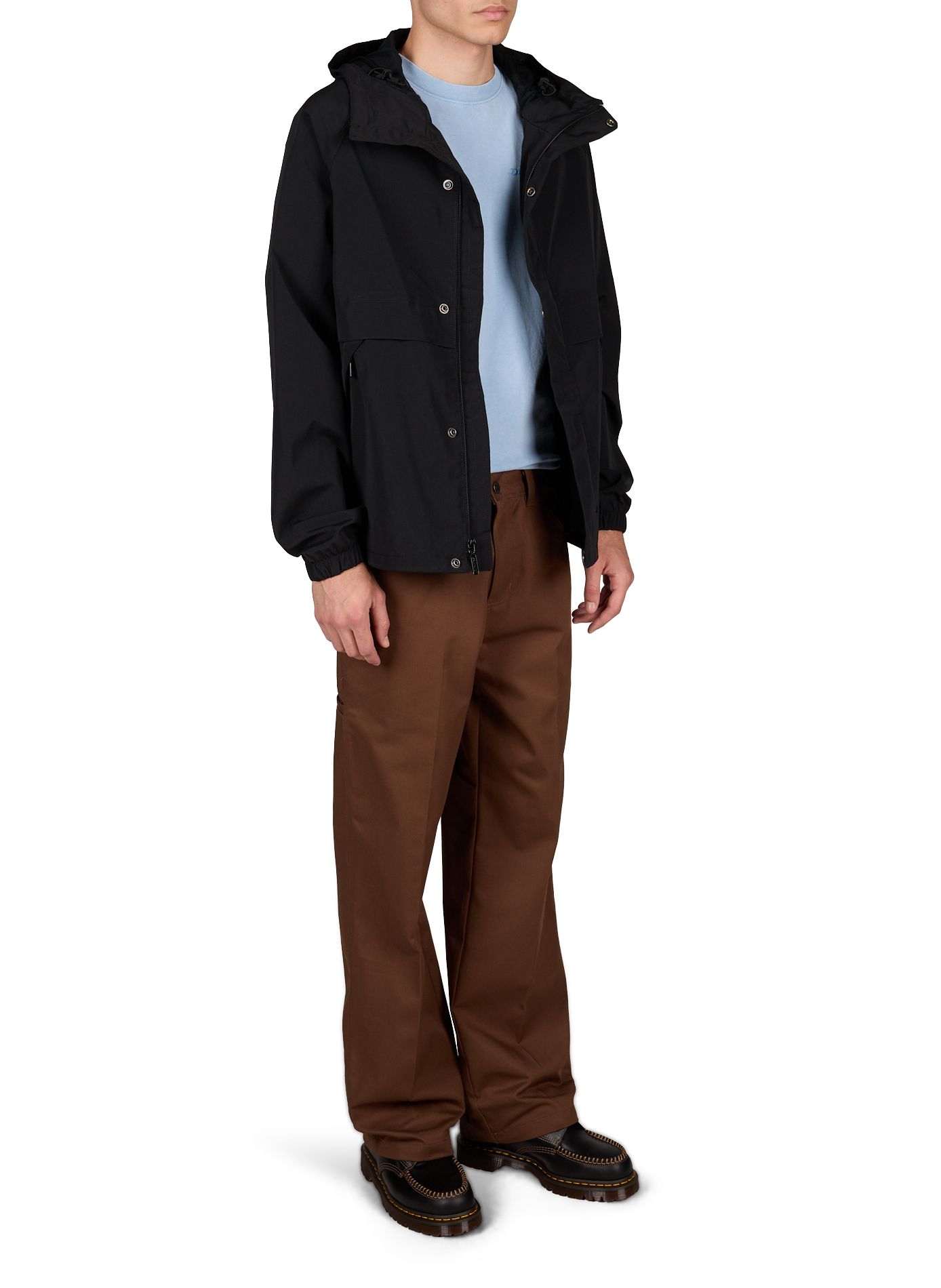 Hooded cotton-blend jacket  DICKIES Black