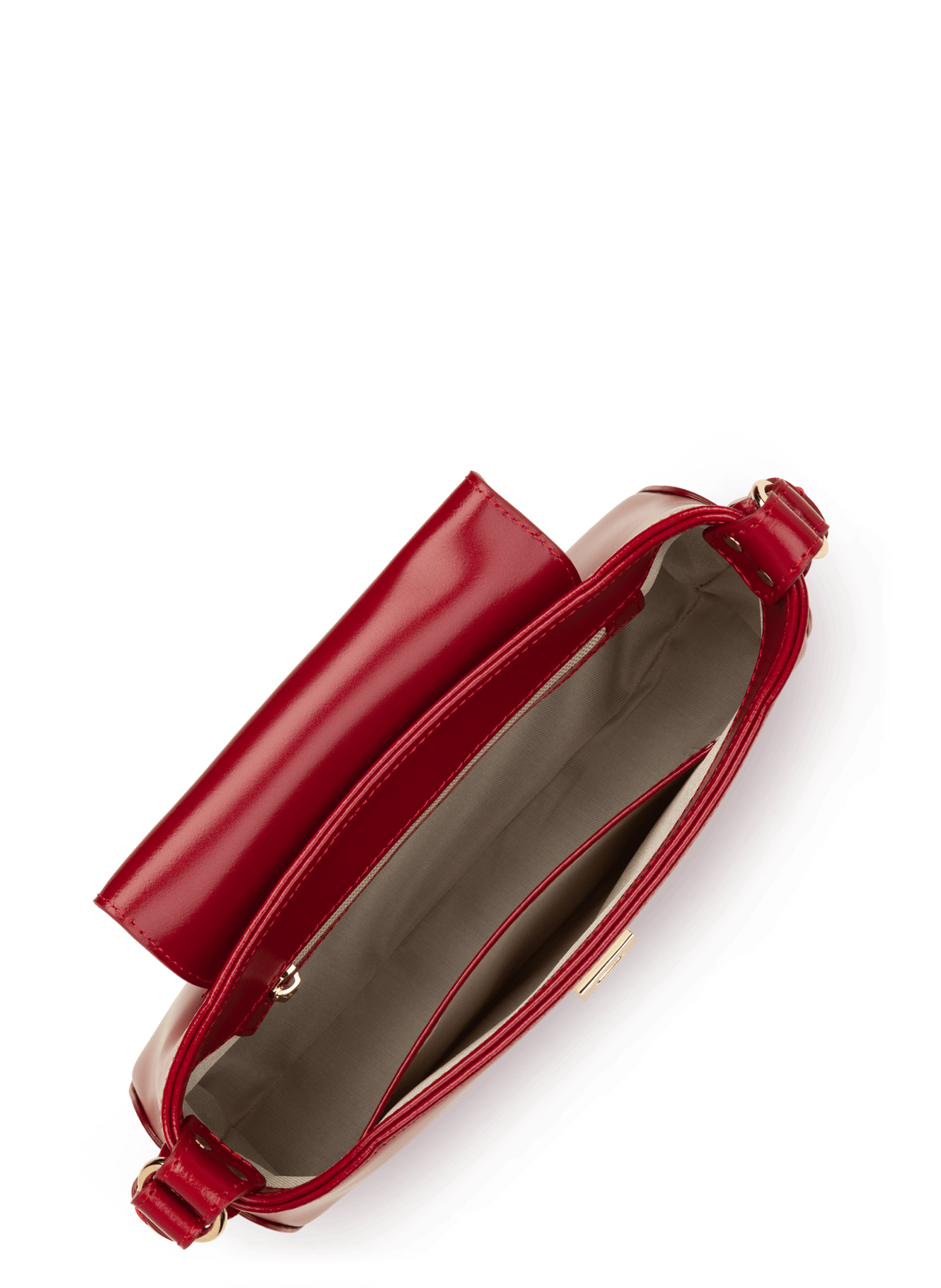 M shoulder bag - suave evenly LANCASTER Red