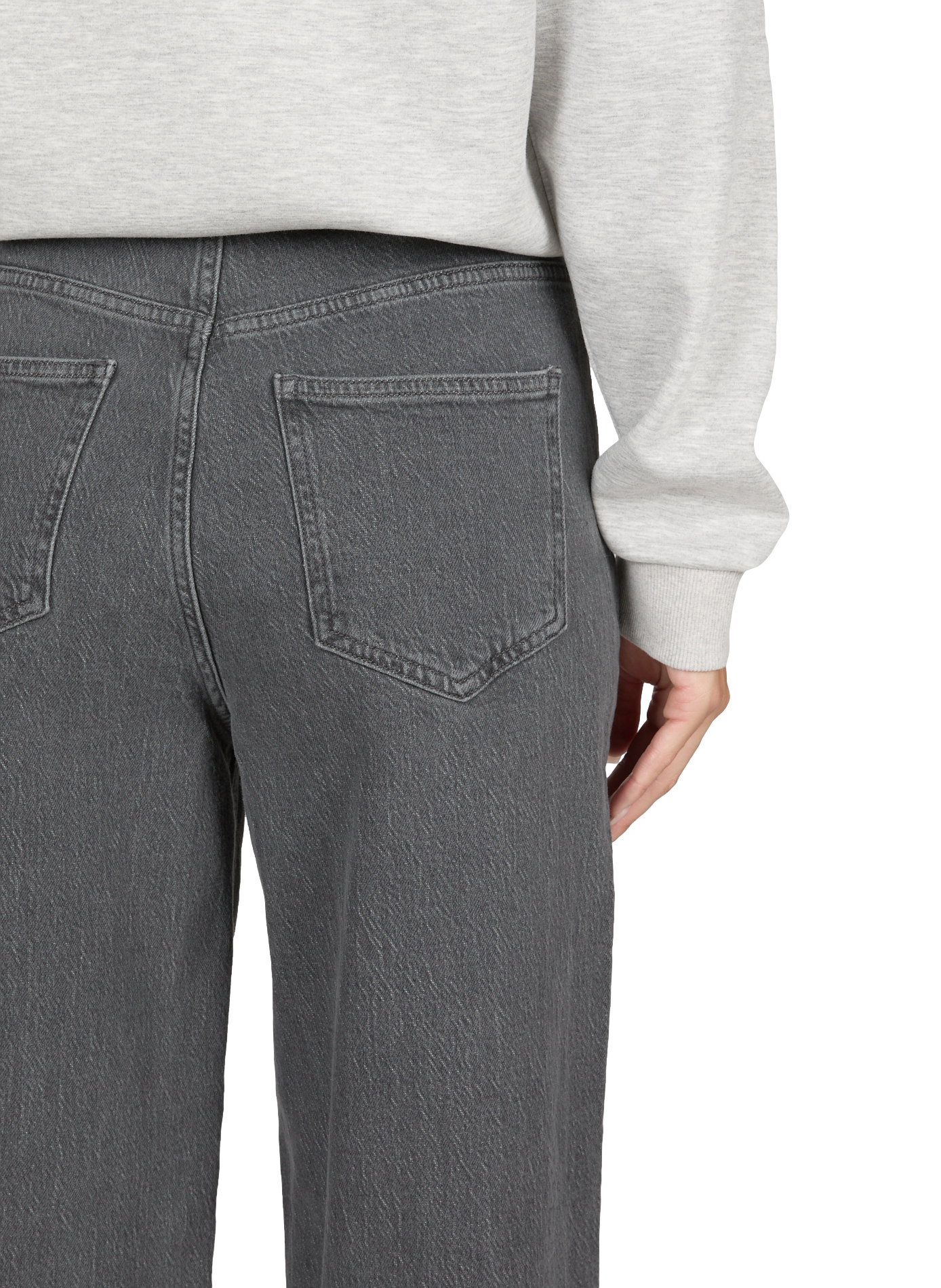 Straight cotton jeans VILA Blue
