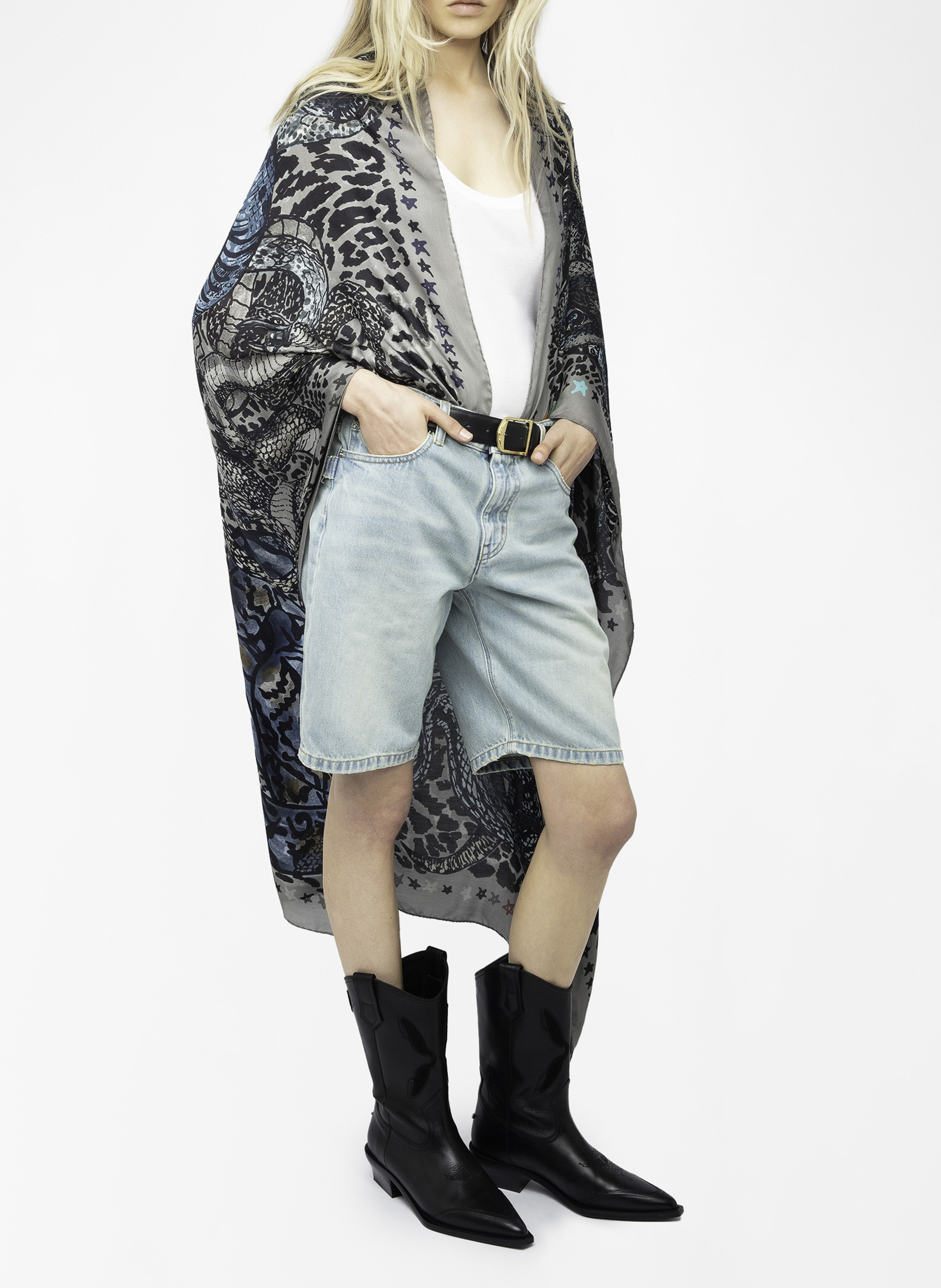 Studio imprimé billie ZADIG&VOLTAIRE Gris