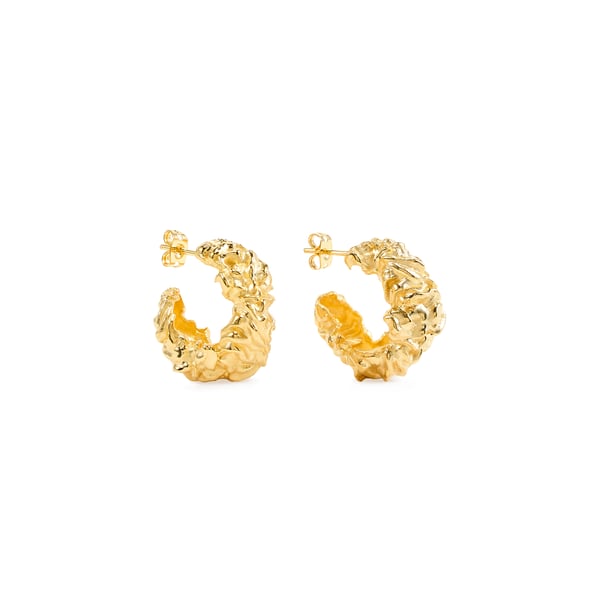 Boucles d'oreilles plissées Boucles d'oreilles plissées
