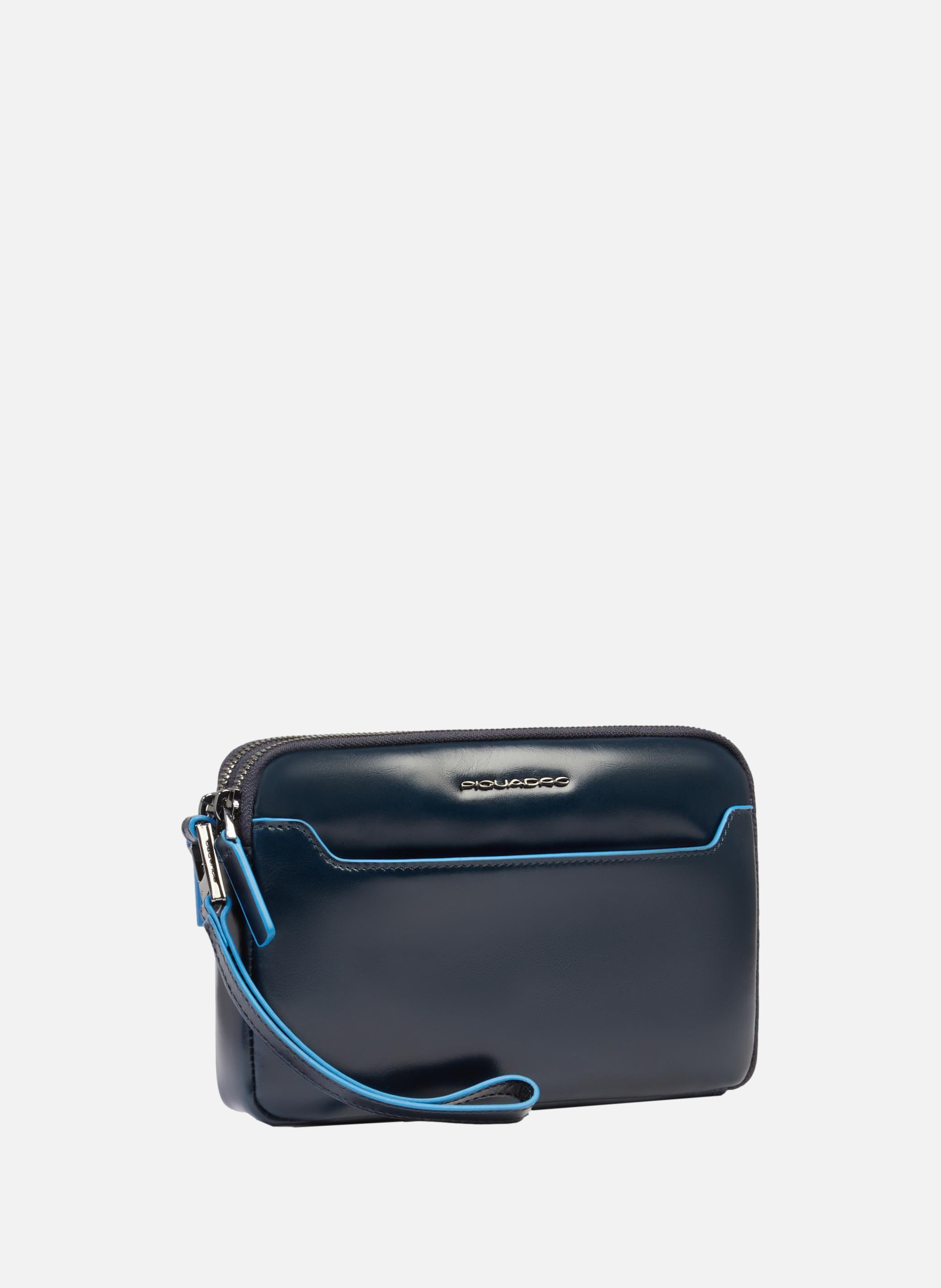 Handtas met drie compartimenten PIQUADRO Blauw