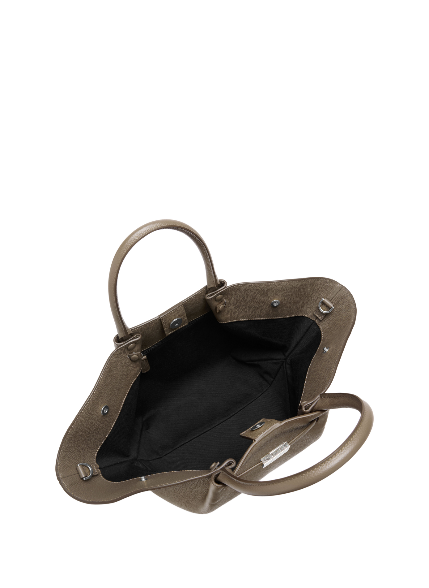 Sac à main Midi New York en cuir DEMELLIER LONDON Marron