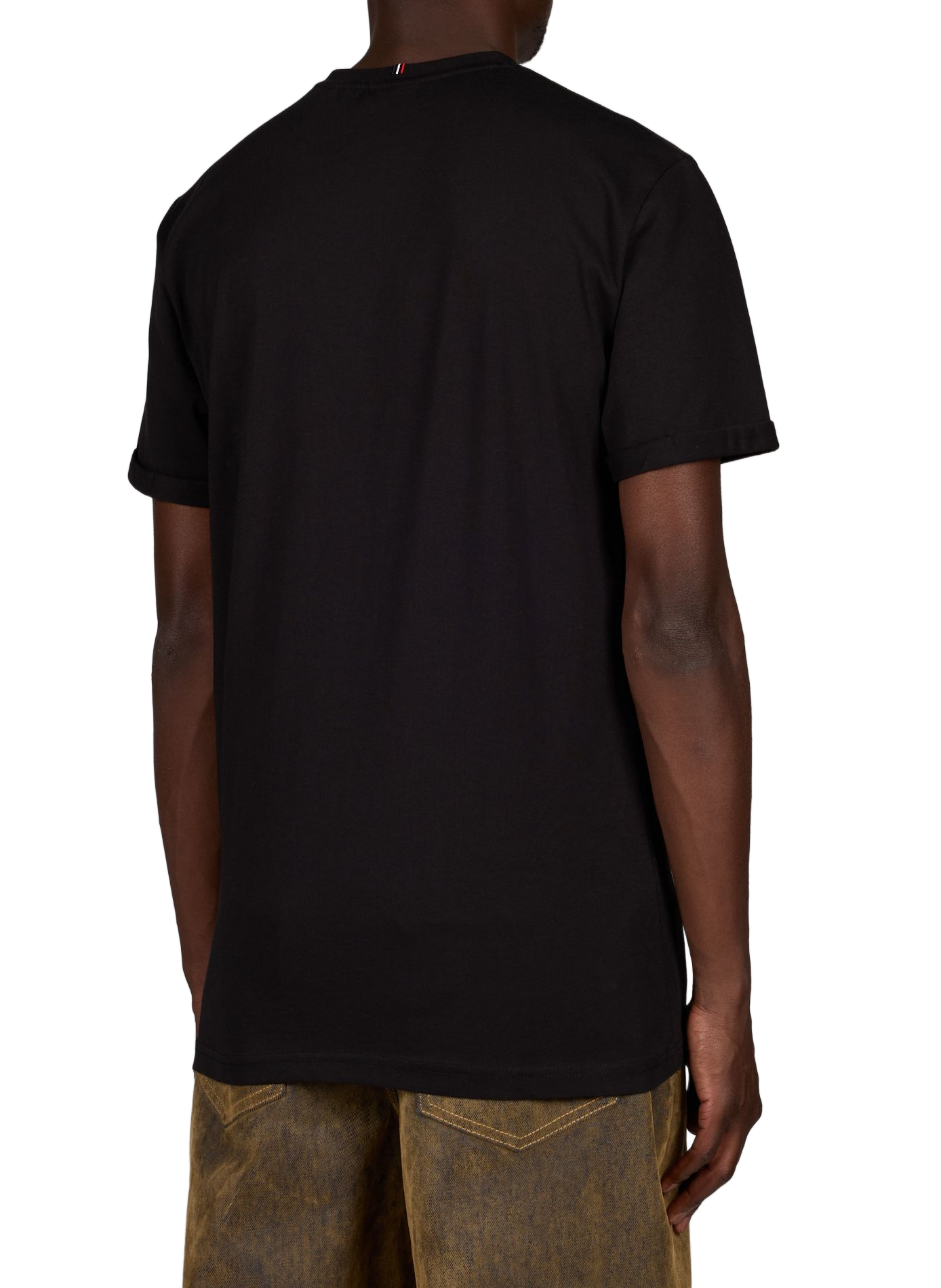 Baumwoll-T-Shirt | Schwarz LES DEUX Herren