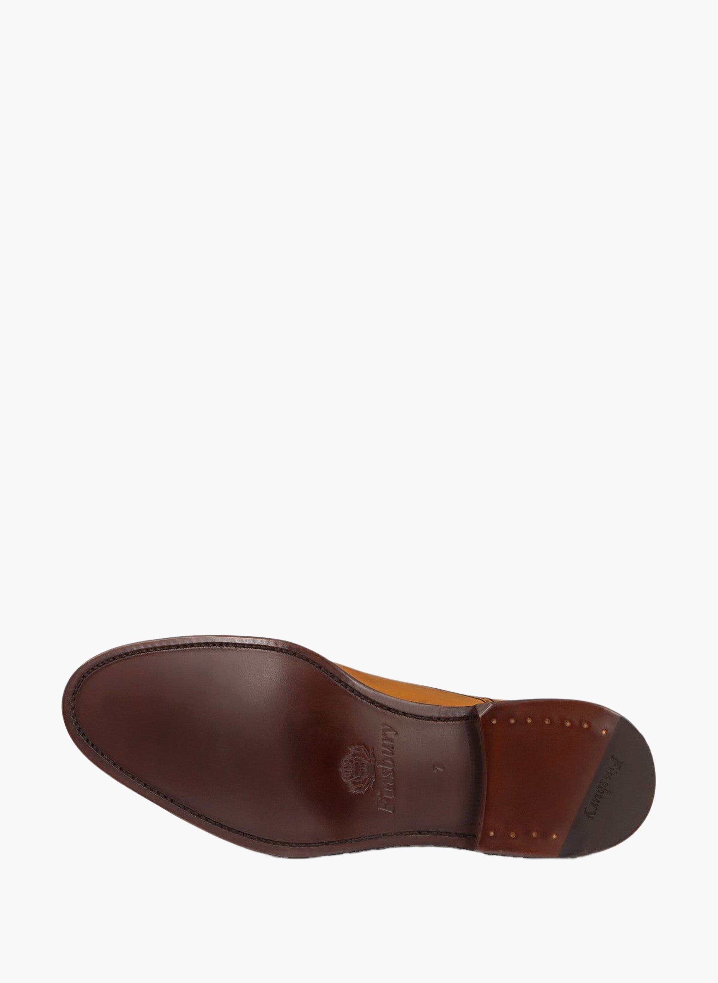 Richelieu cuir diplomat FINSBURY Marron