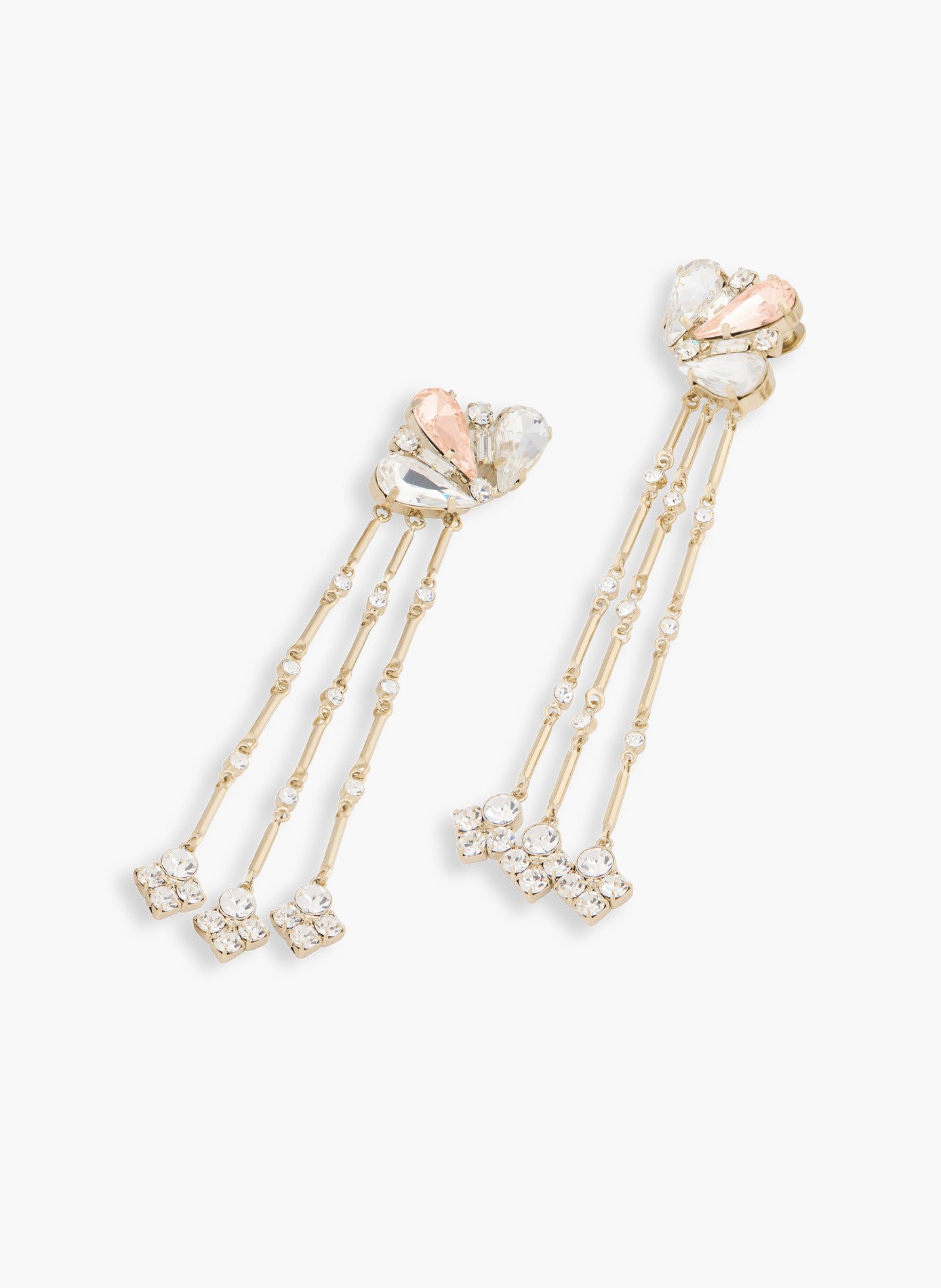 Boucles d'oreilles bijou strass RABANNE Doré