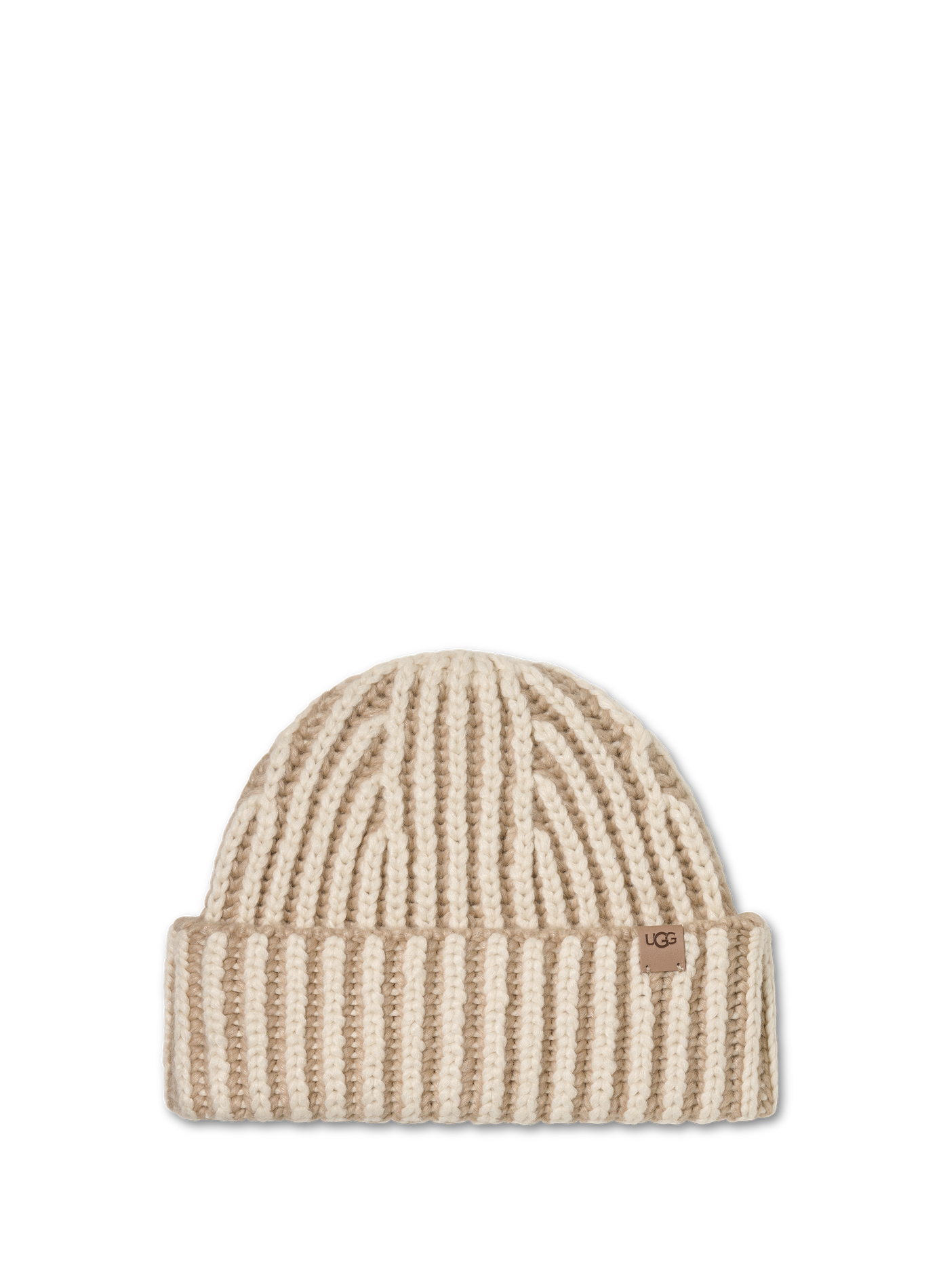 Chunky Rib Beanie UGG White