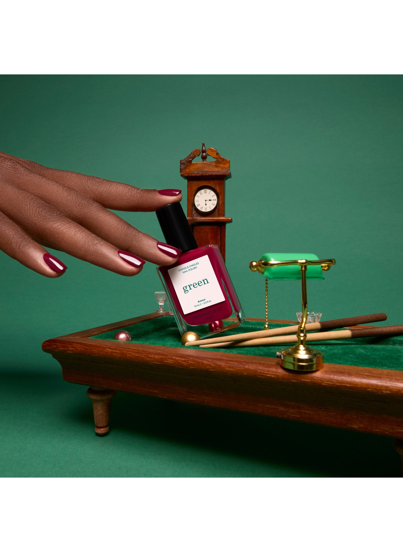 Green - Amour MANUCURIST Rouge bordeaux
