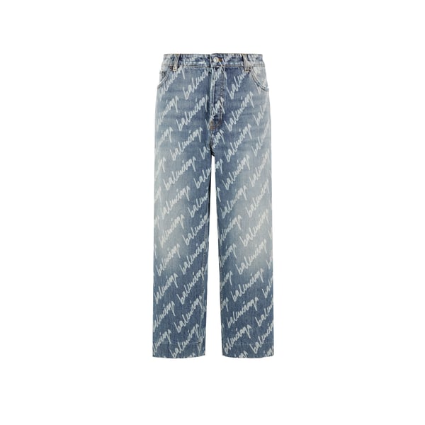 Jean large monogrammé