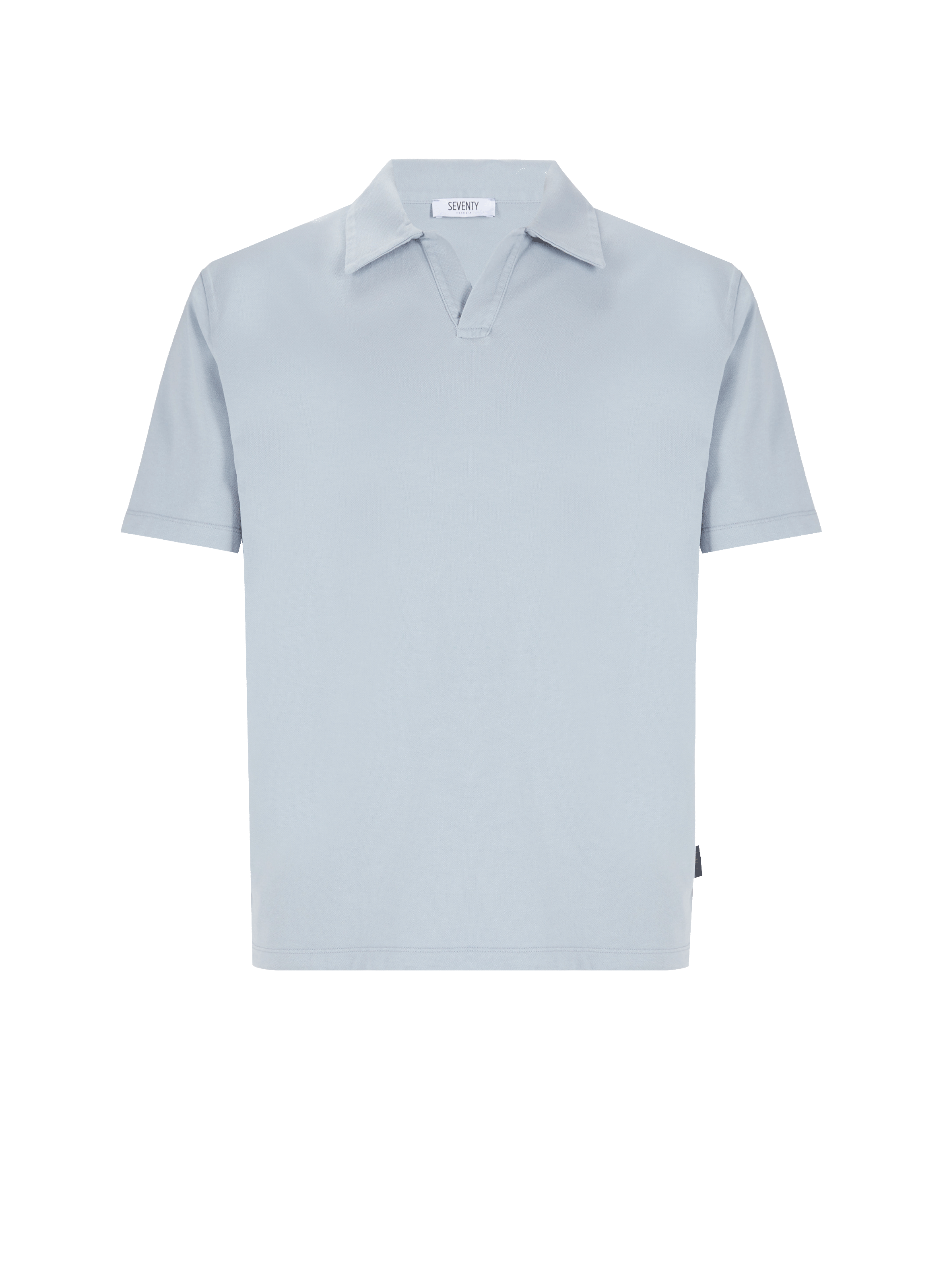 Polo uni en coton piqué