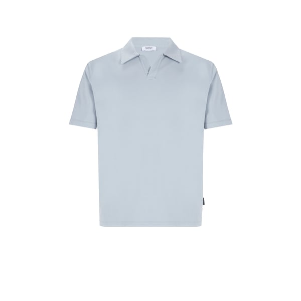 Polo uni en coton piqué