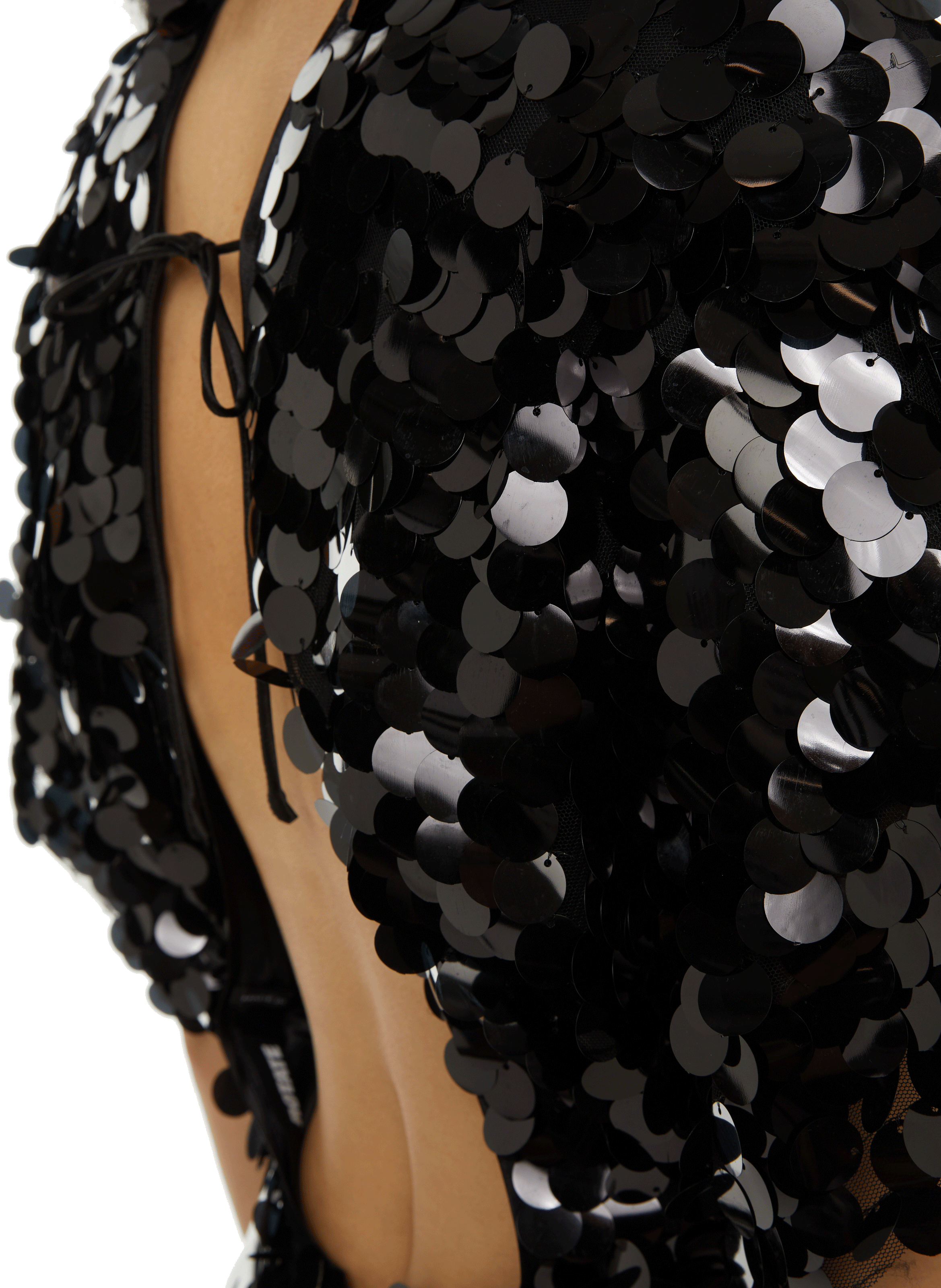 Robe à sequins ROTATE Noir