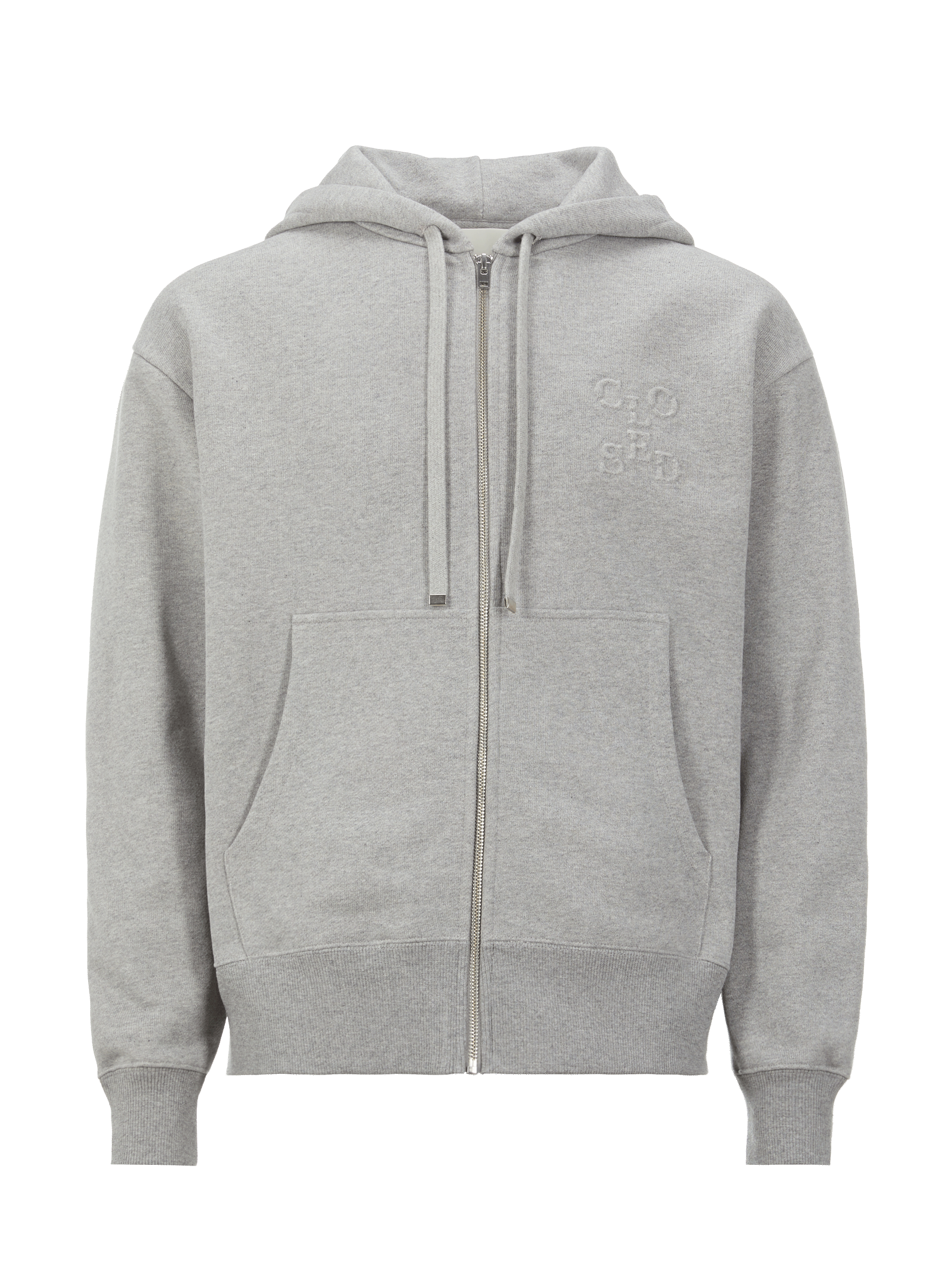 Hoodie zippé en coton organique