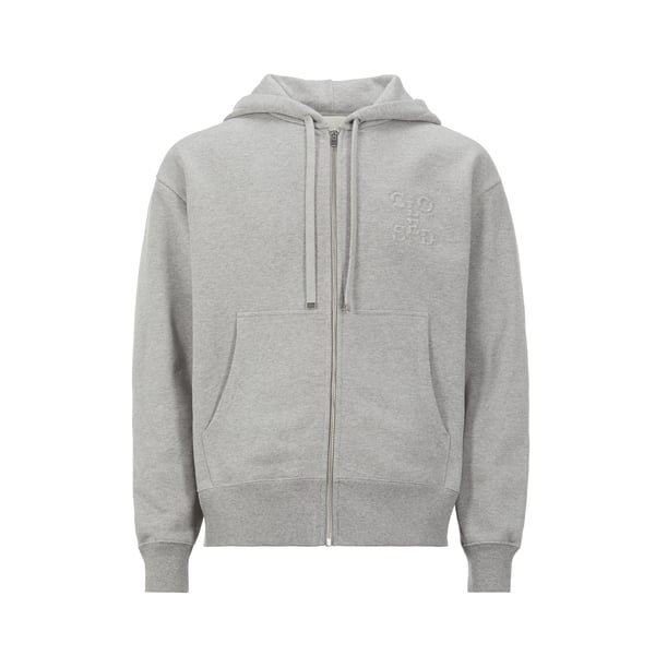 Hoodie zippé en coton organique