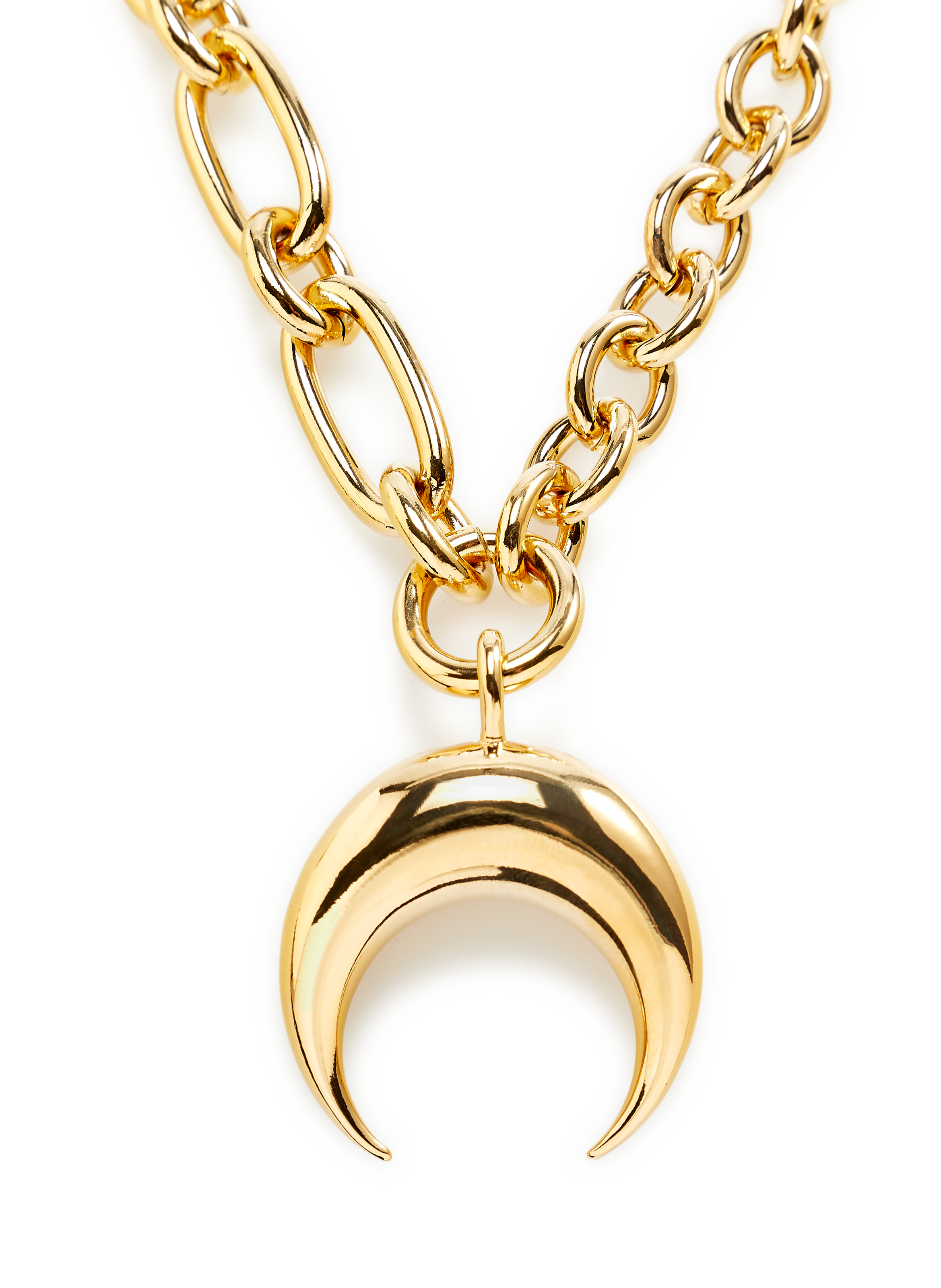 Collier Regenerated Tin Moon