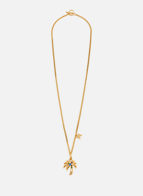 Chain necklace with gold pendant PALM ANGELS 