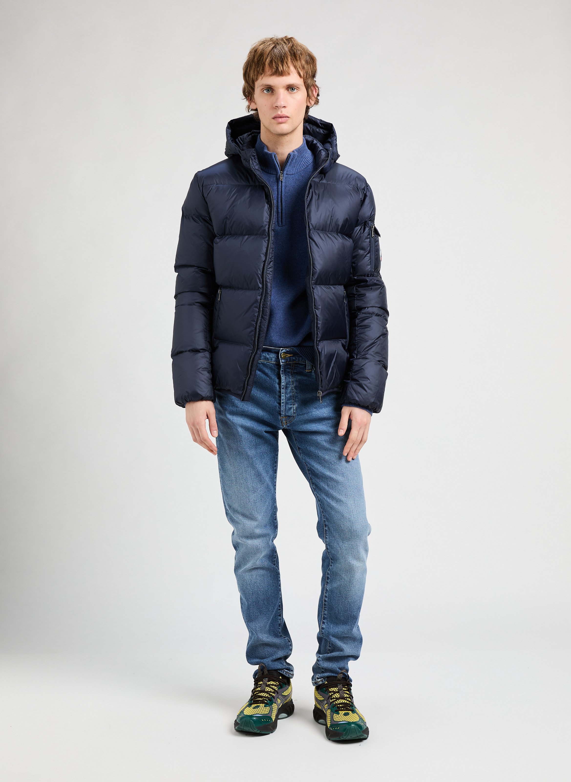 Padded down jacket JOTT Blue